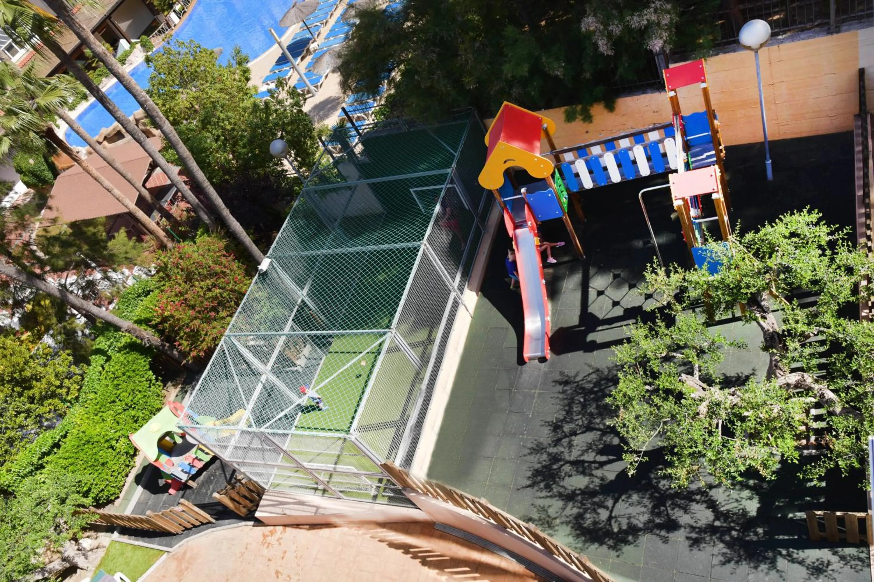 Children play ground in Aparthotel SunClub Salou