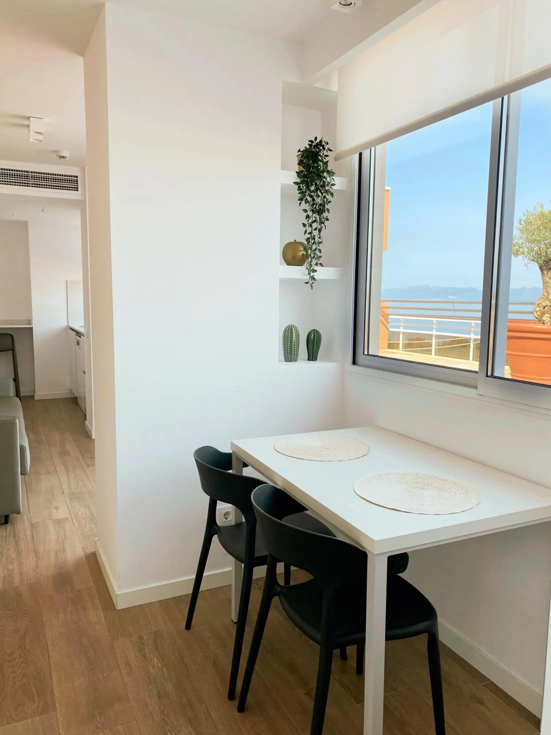 Kitchen or kitchenette in Aparthotel SunClub Salou