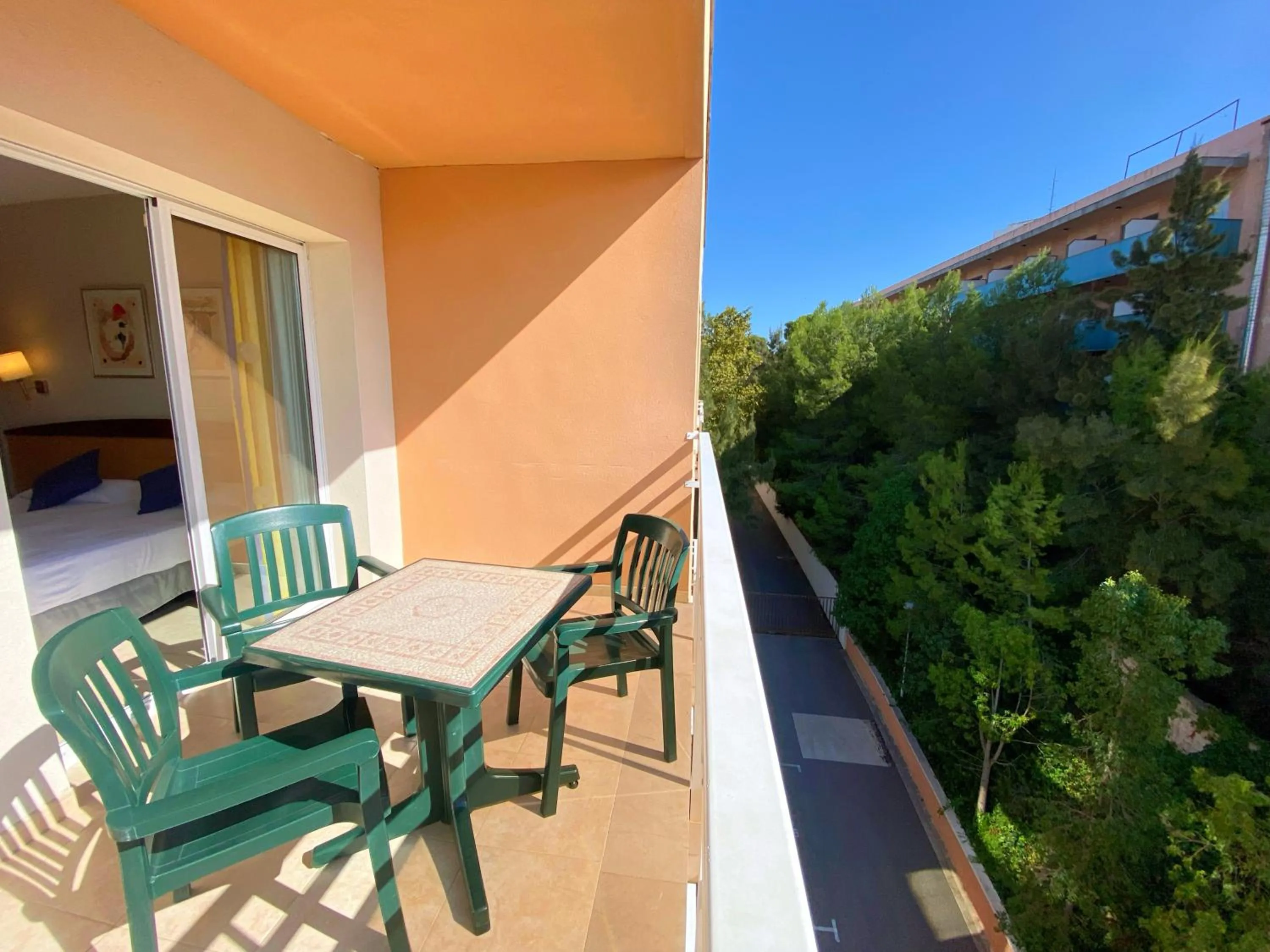 Patio in Aparthotel SunClub Salou