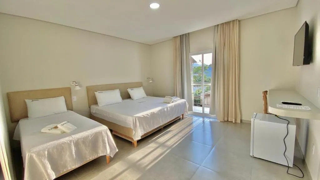 Bedroom, Bed in Pousada Aquino Mar