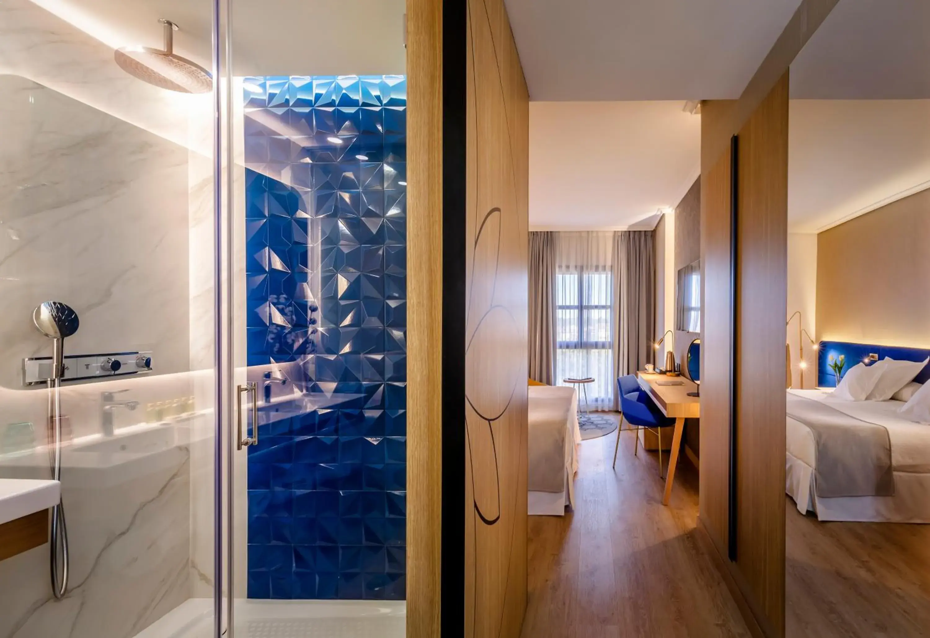 Living room, Bed in Barceló Cáceres V Centenario Living room, Bed in Barceló Cáceres V Centenario