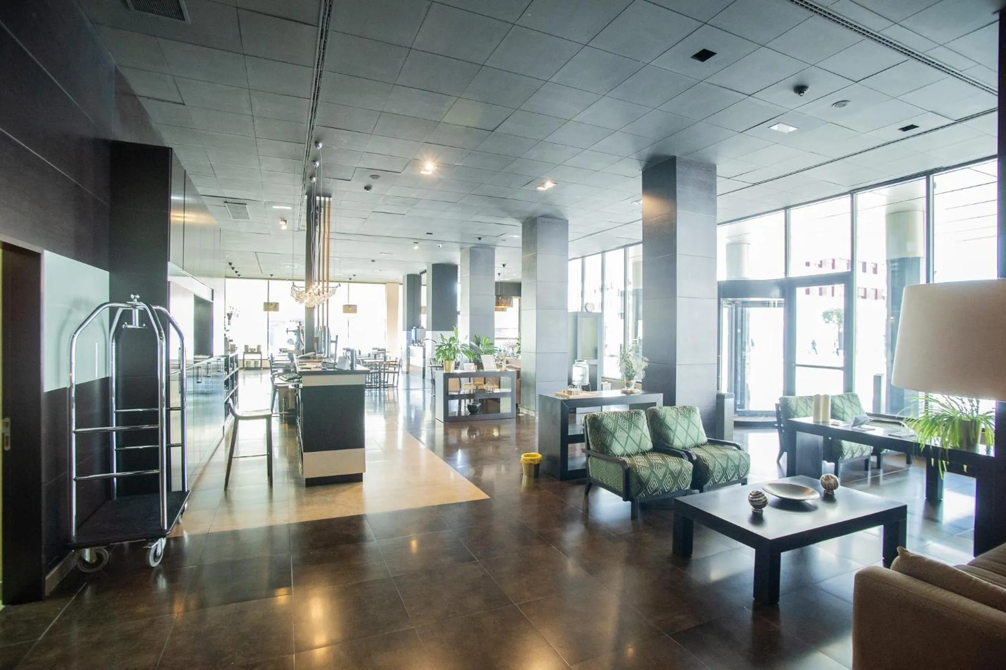 Lobby or reception in AZZ Asturias LangreHotel & Spa