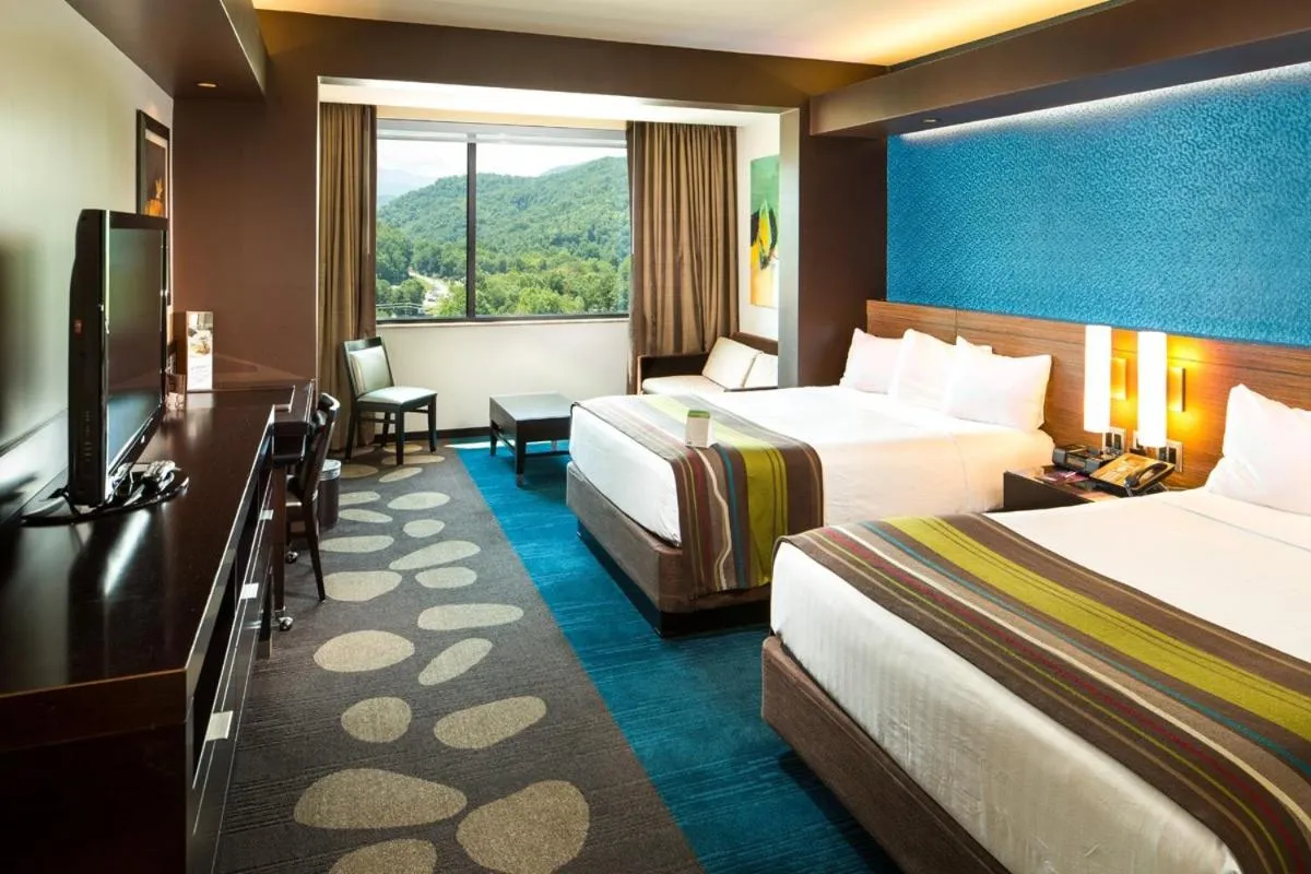 Bed in Harrah's Cherokee, A Caesars Destination