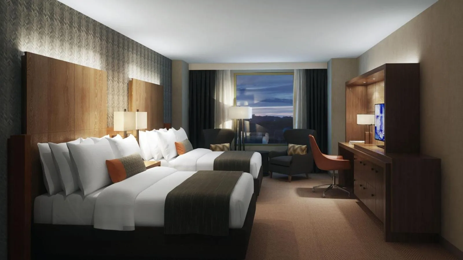 Bed in Harrah's Cherokee, A Caesars Destination
