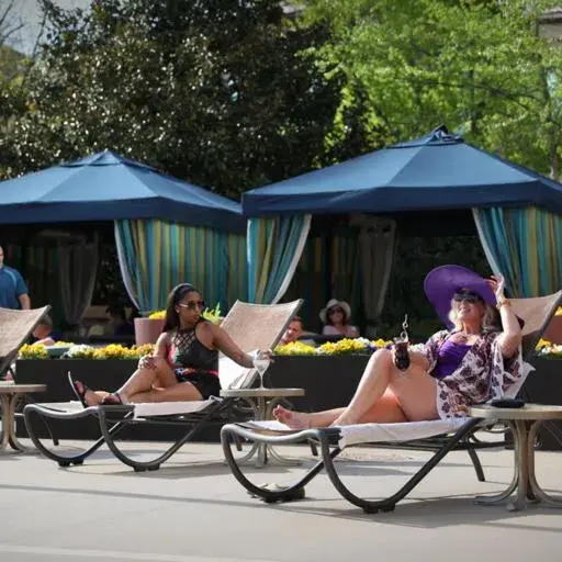 Swimming pool in Harrah's Cherokee, A Caesars Destination Swimming pool in Harrah's Cherokee, A Caesars Destination