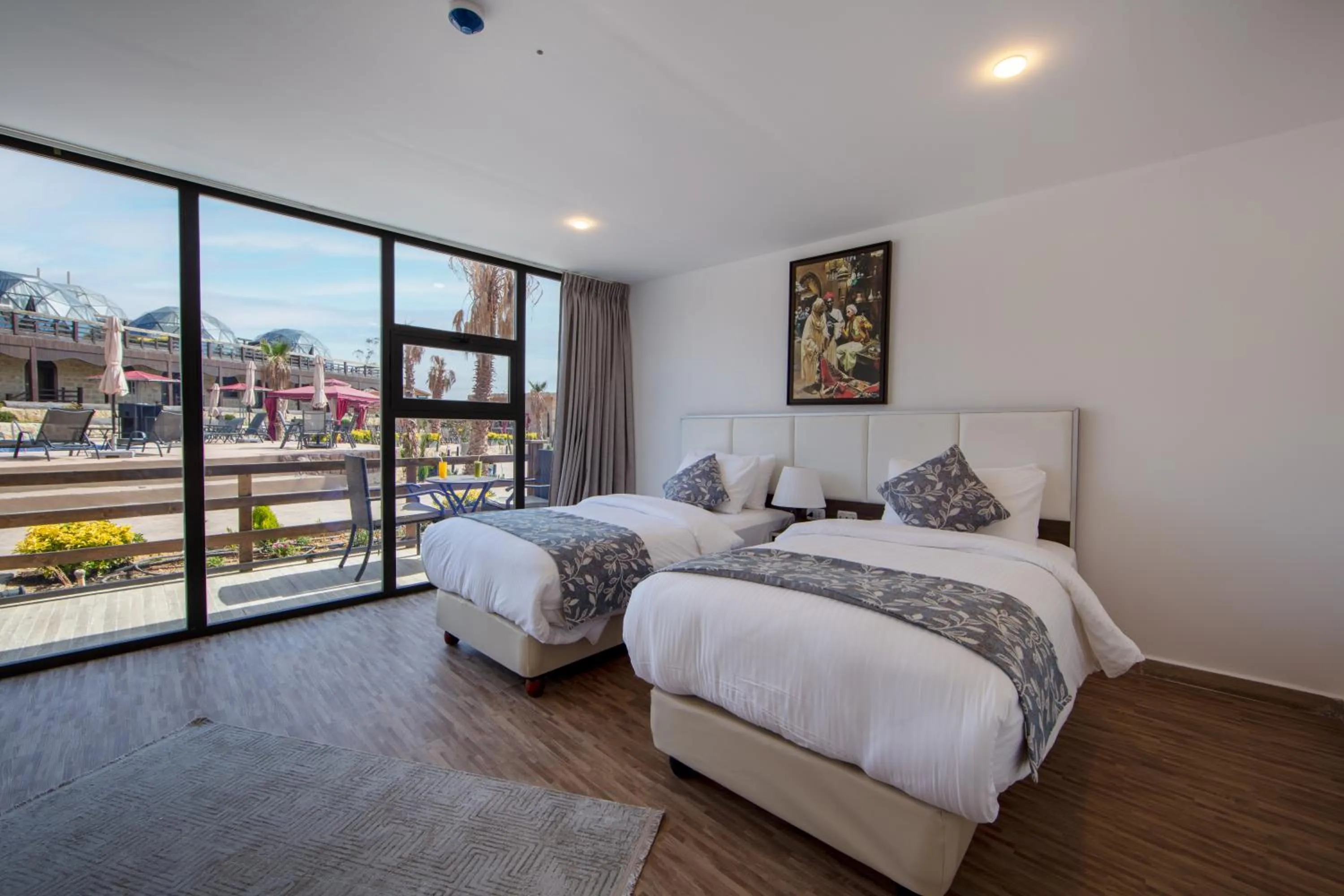 View (from property/room), Bed in Petra Seasons luxury Resort