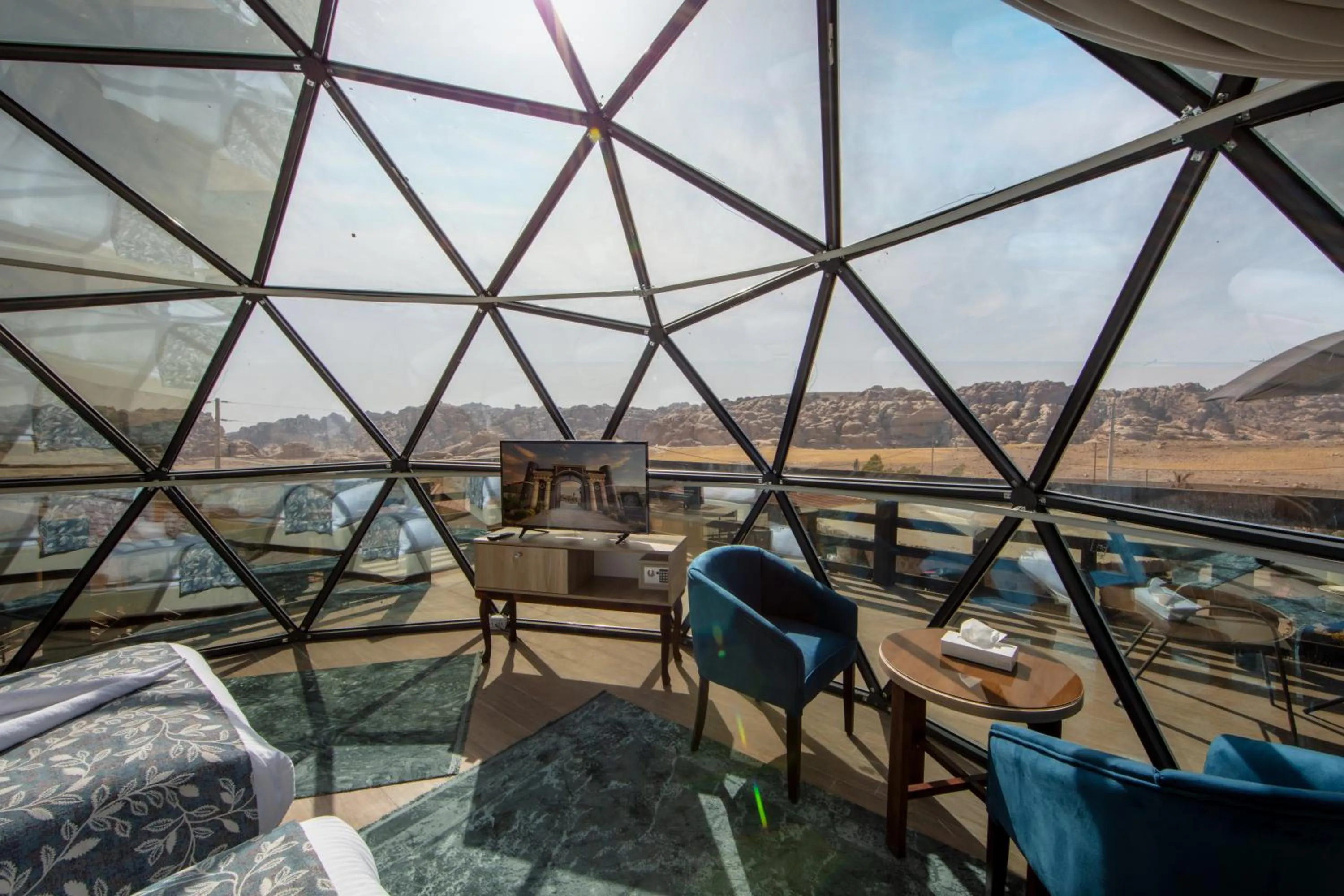 Natural landscape in Petra Seasons luxury Resort