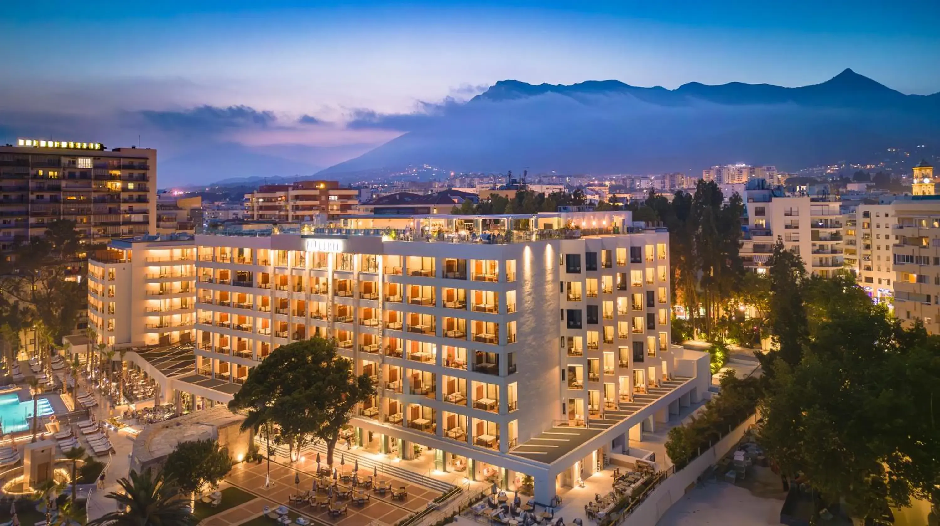 Property building in El Fuerte Marbella Property building in El Fuerte Marbella