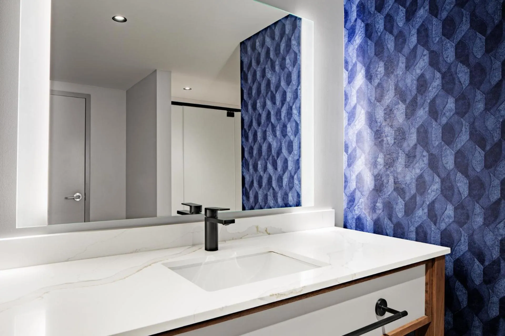 Bathroom in Harrah's Cherokee Valley River, A Caesars Destination