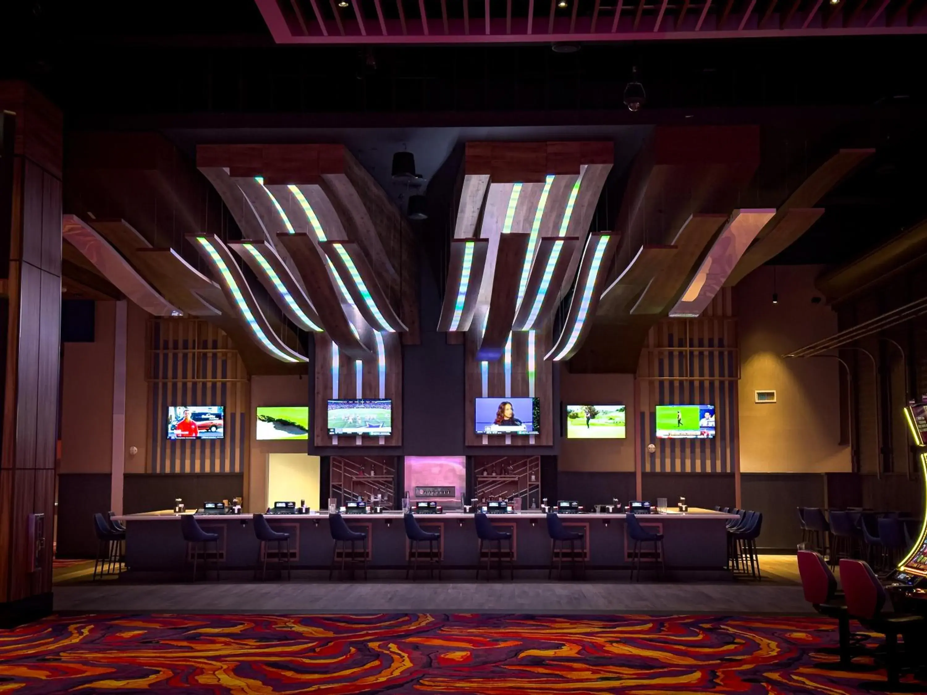 Communal lounge/ TV room in Harrah's Cherokee Valley River, A Caesars Destination Communal lounge/ TV room in Harrah's Cherokee Valley River, A Caesars Destination