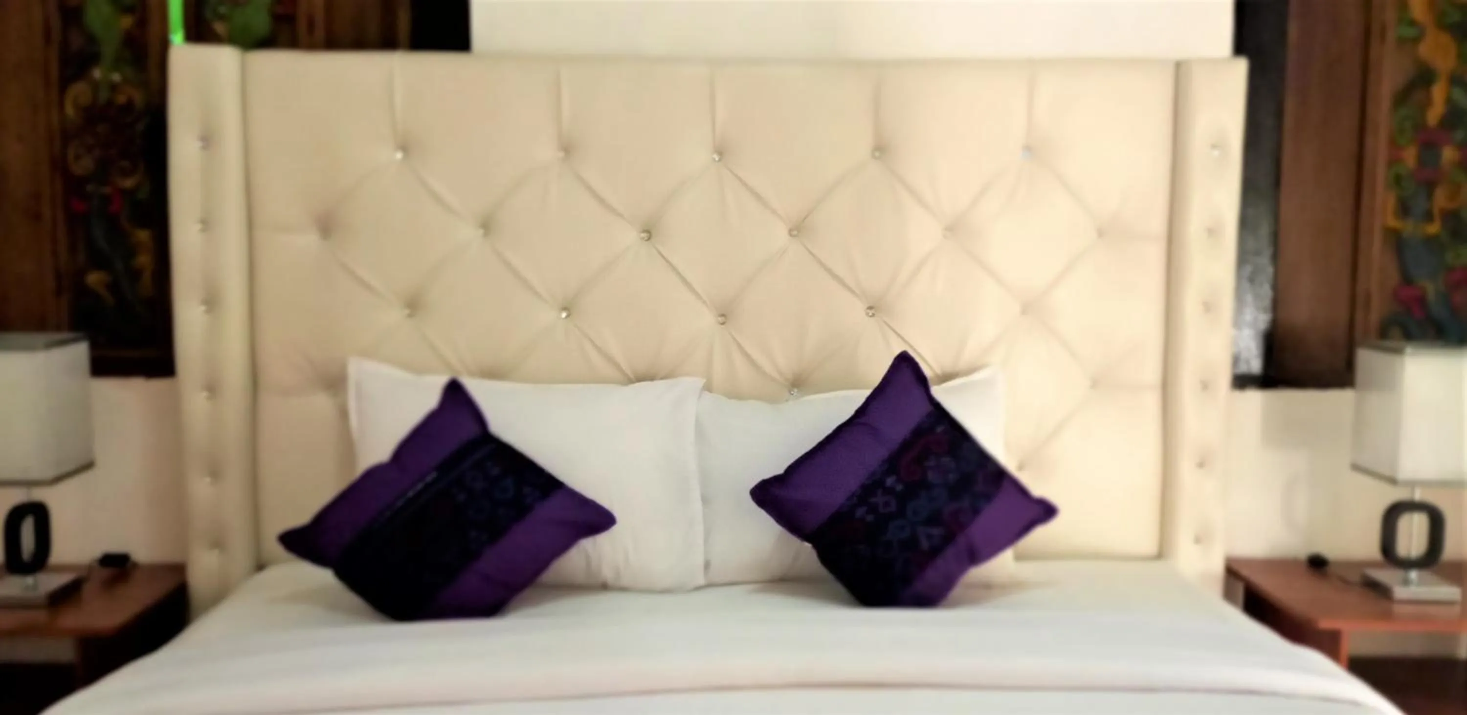 Bed in Matahari Inn Kuta Lombok