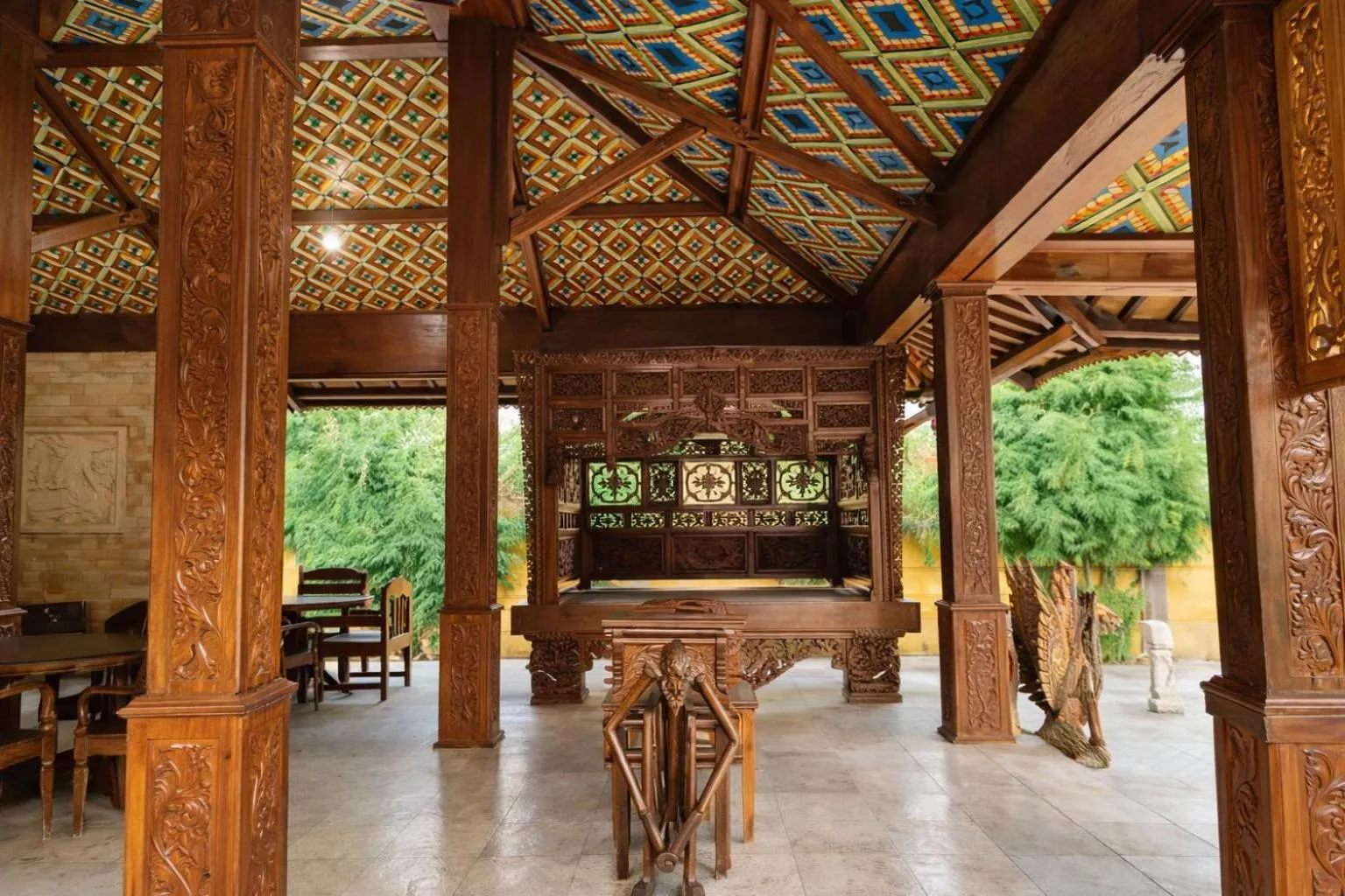 Decorative detail in Matahari Inn Kuta Lombok