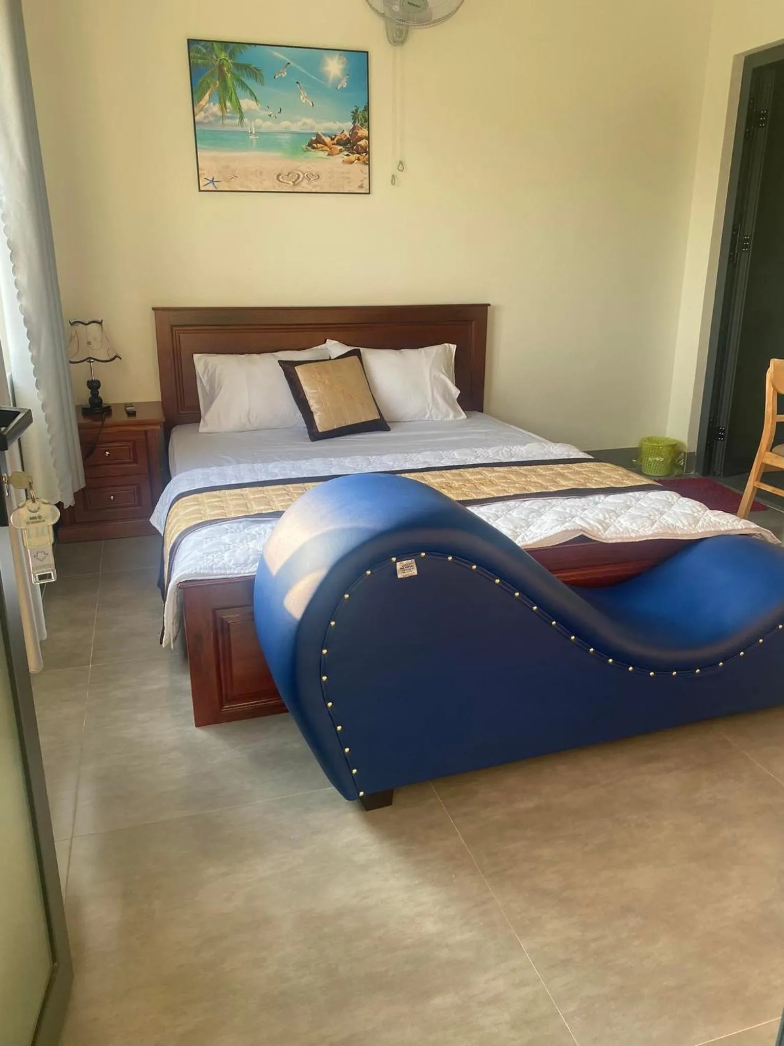 Bed in Hotel Hòa Bình