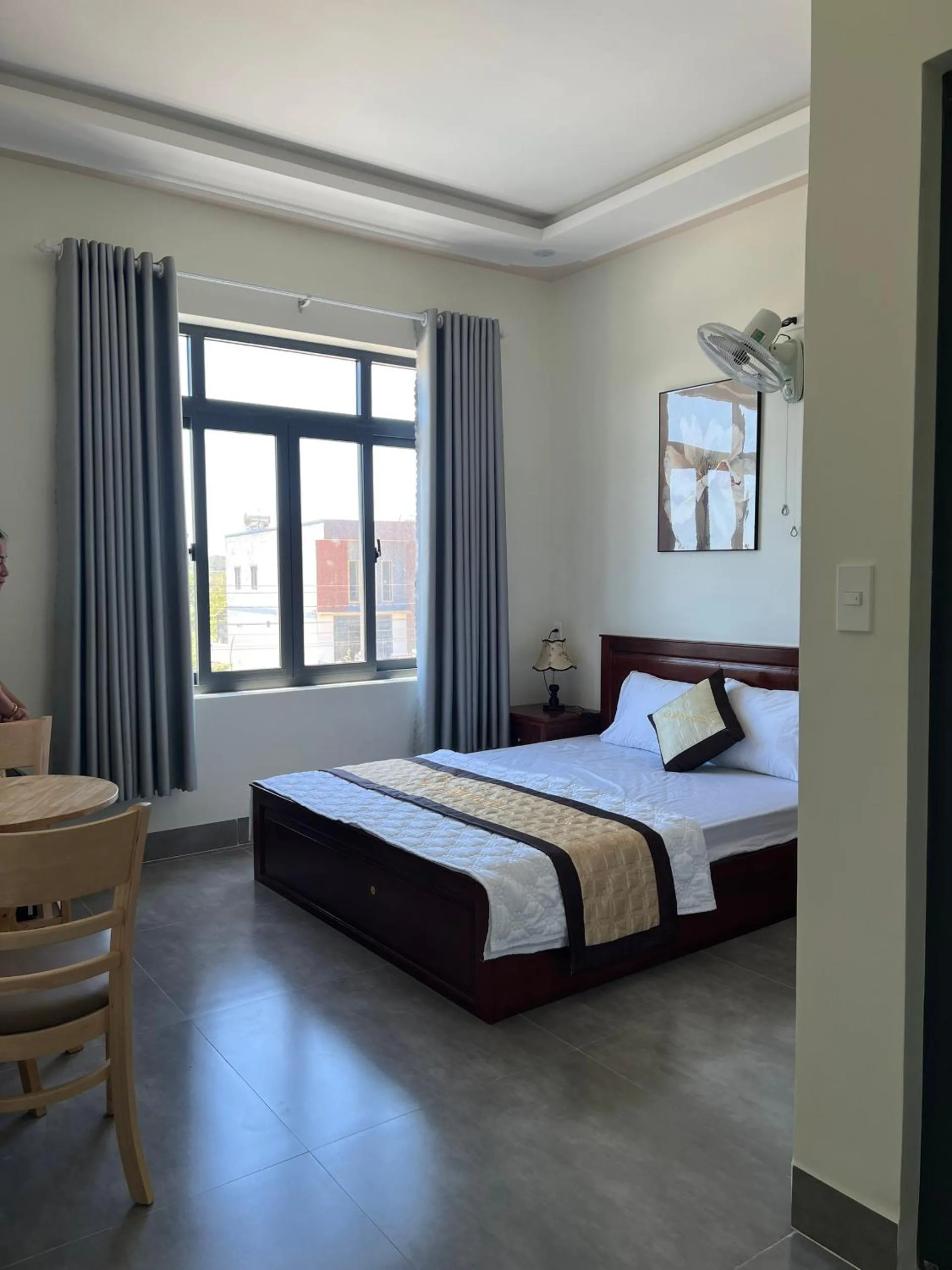 Bed in Hotel Hòa Bình