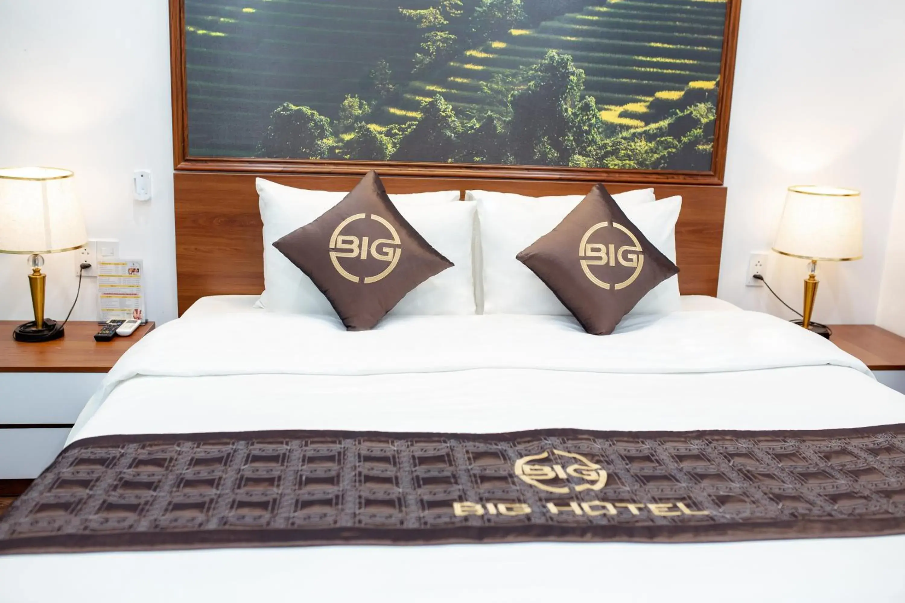 Bed in Big Hotel Lào Cai Bed in Big Hotel Lào Cai