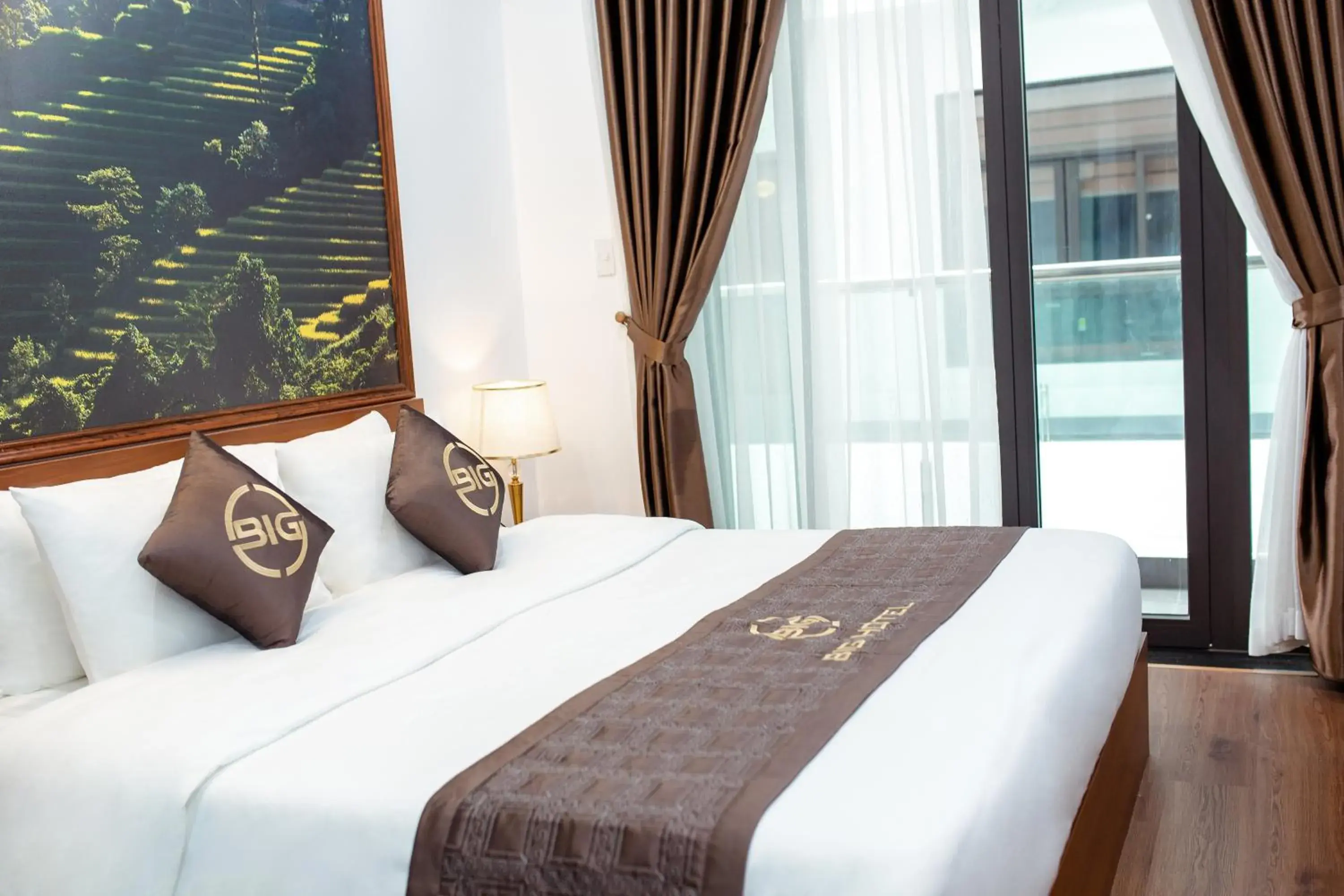 Bed in Big Hotel Lào Cai Bed in Big Hotel Lào Cai