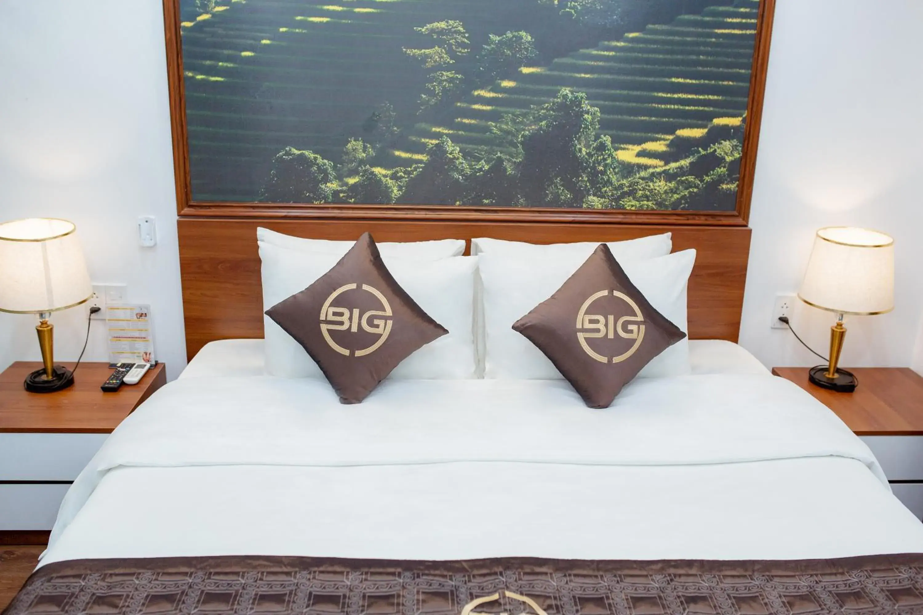 Bed in Big Hotel Lào Cai Bed in Big Hotel Lào Cai