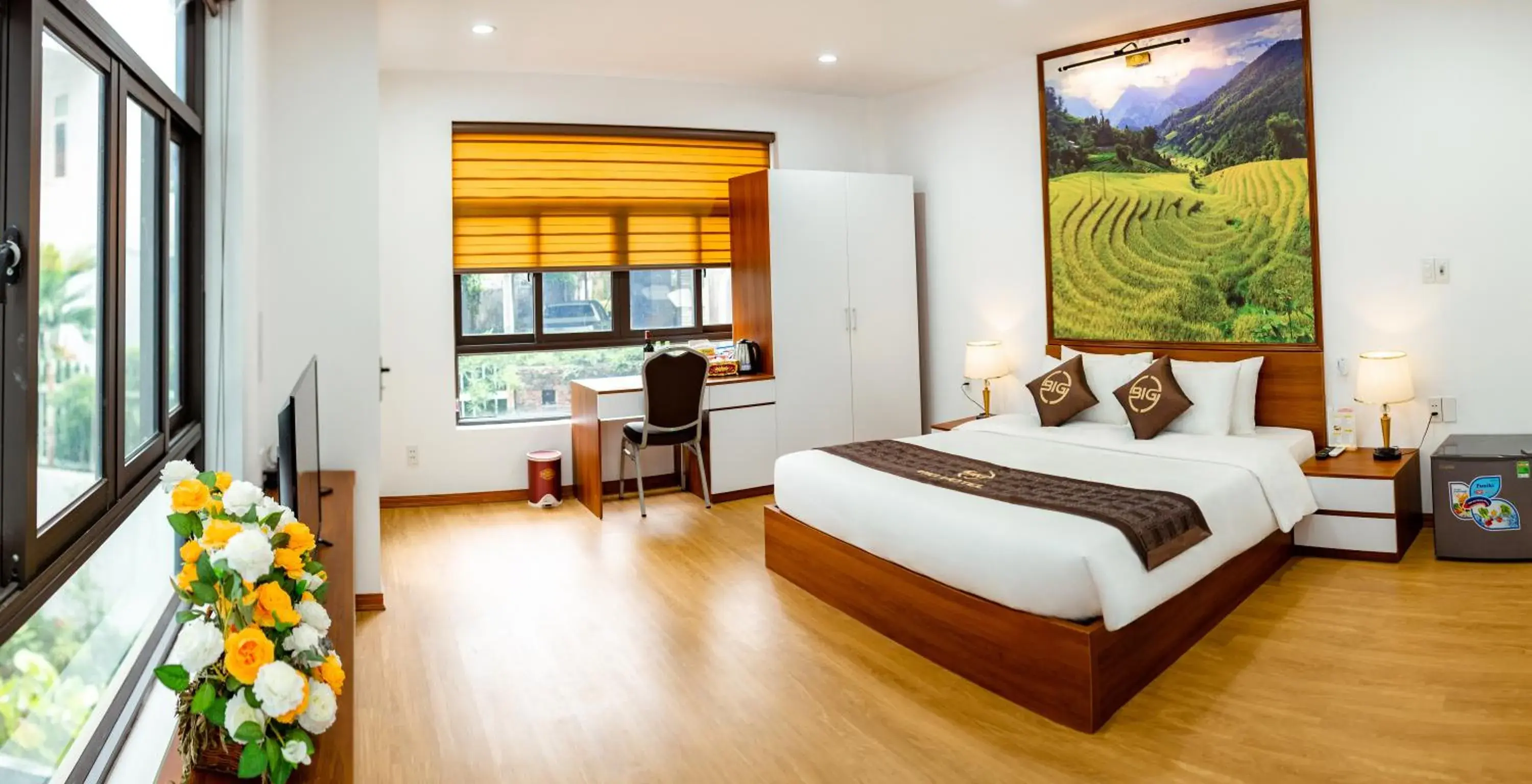 Bed in Big Hotel Lào Cai Bed in Big Hotel Lào Cai