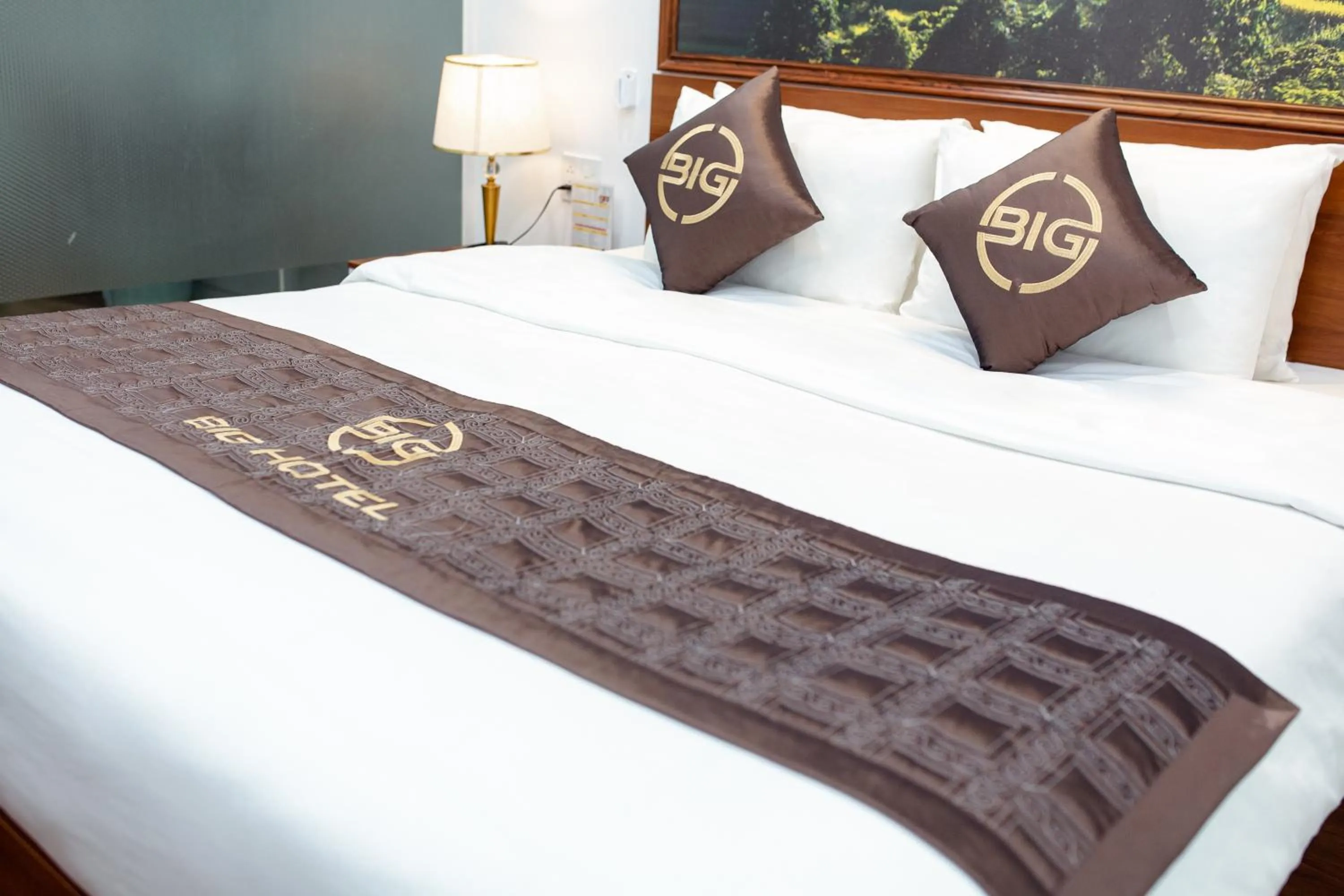 Bed in Big Hotel Lào Cai