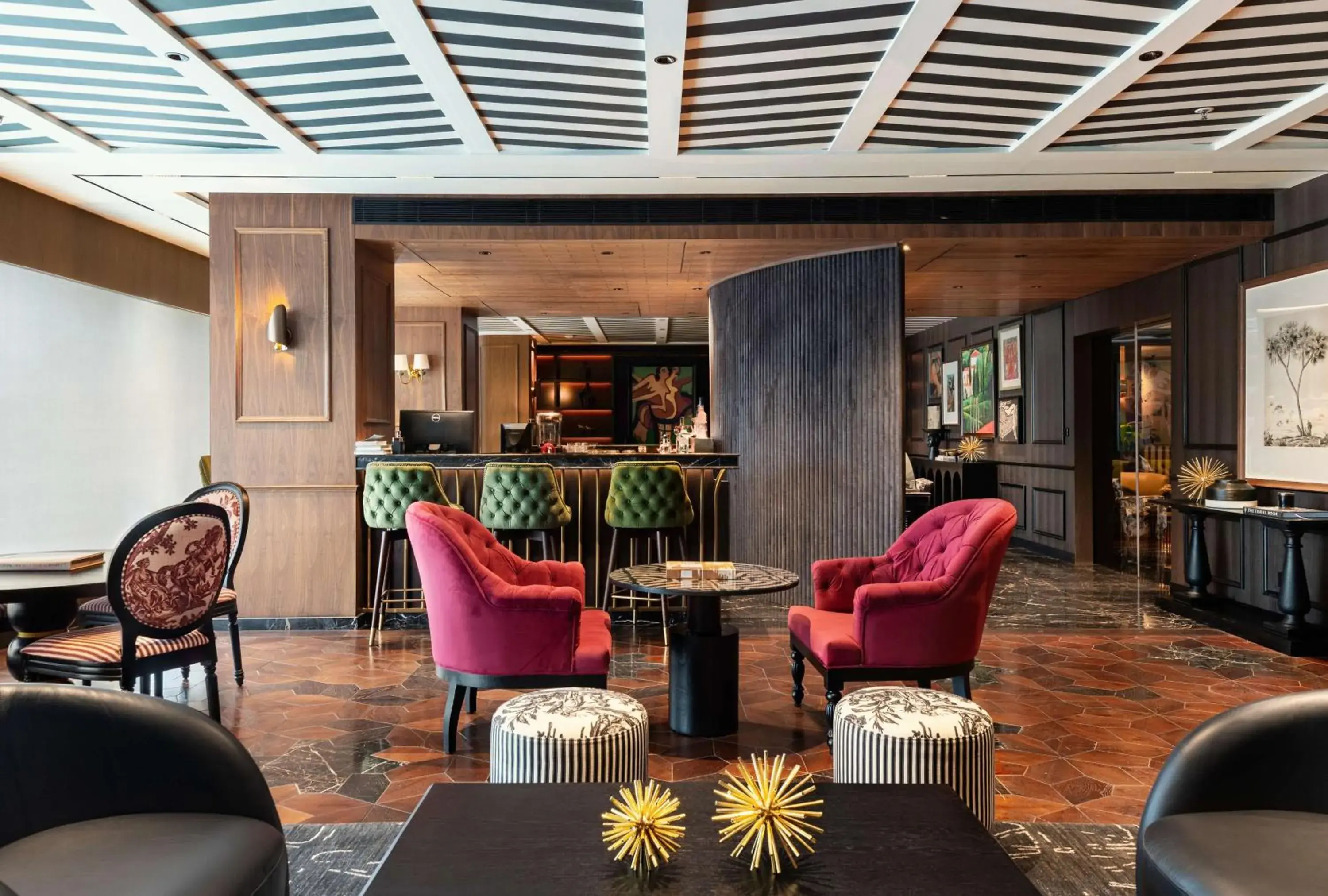 Lounge or bar in Parallel Hotel Udaipur, a member of Radisson Individuals Lounge or bar in Parallel Hotel Udaipur, a member of Radisson Individuals