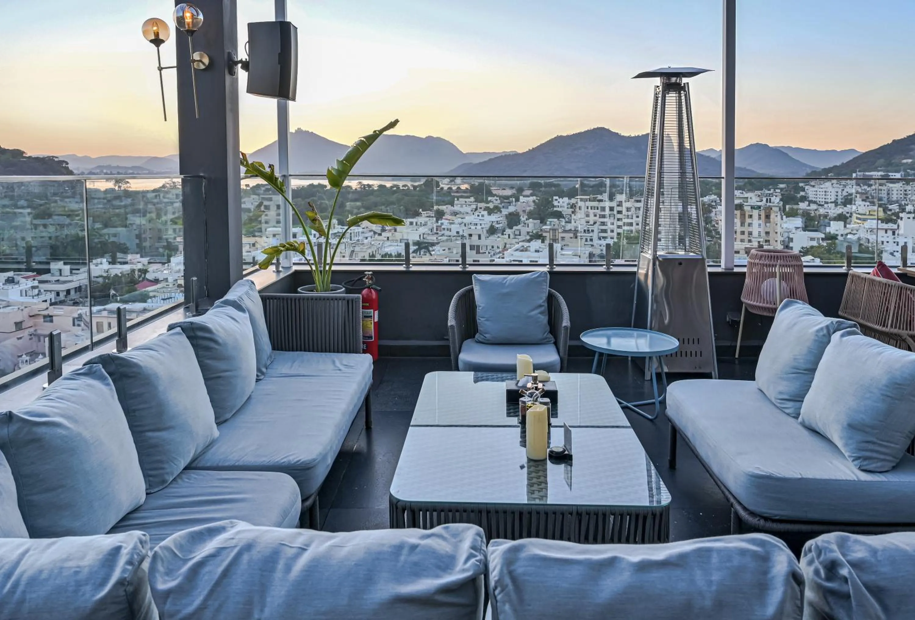 Patio in Parallel Hotel Udaipur, a member of Radisson Individuals