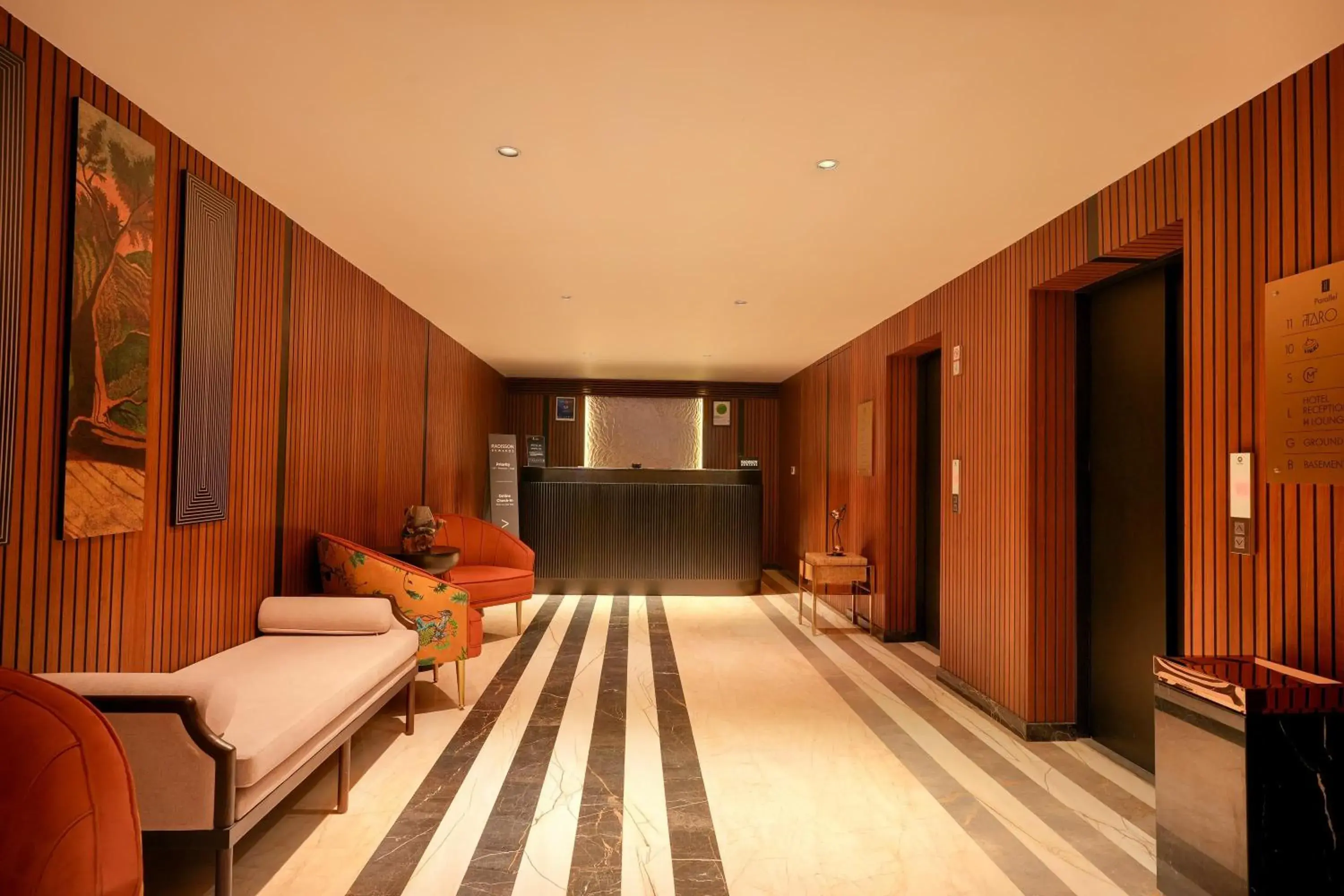 Lobby or reception, Bed in Parallel Hotel Udaipur, a member of Radisson Individuals Lobby or reception, Bed in Parallel Hotel Udaipur, a member of Radisson Individuals