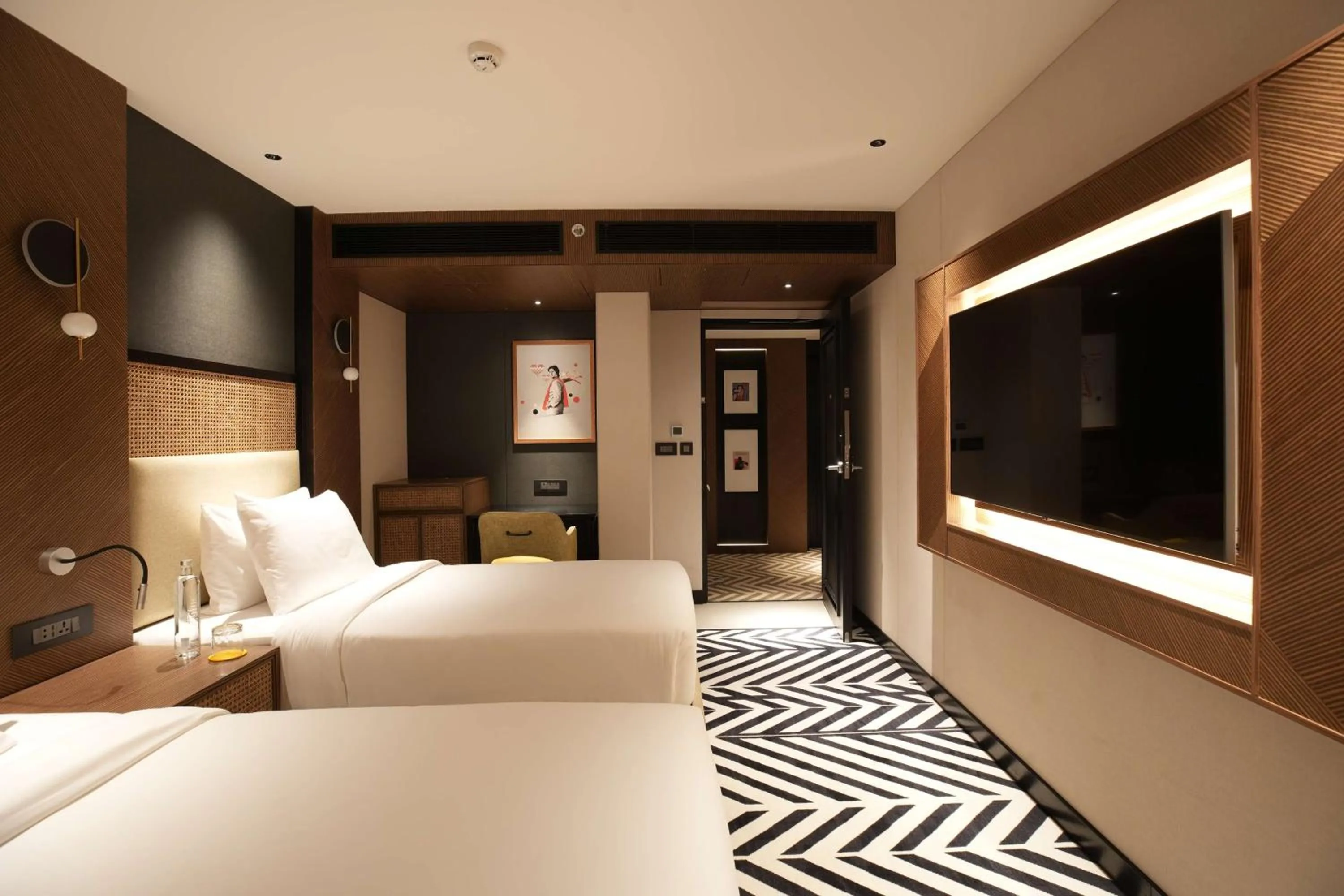 Bedroom, Bed in Parallel Hotel Udaipur, a member of Radisson Individuals