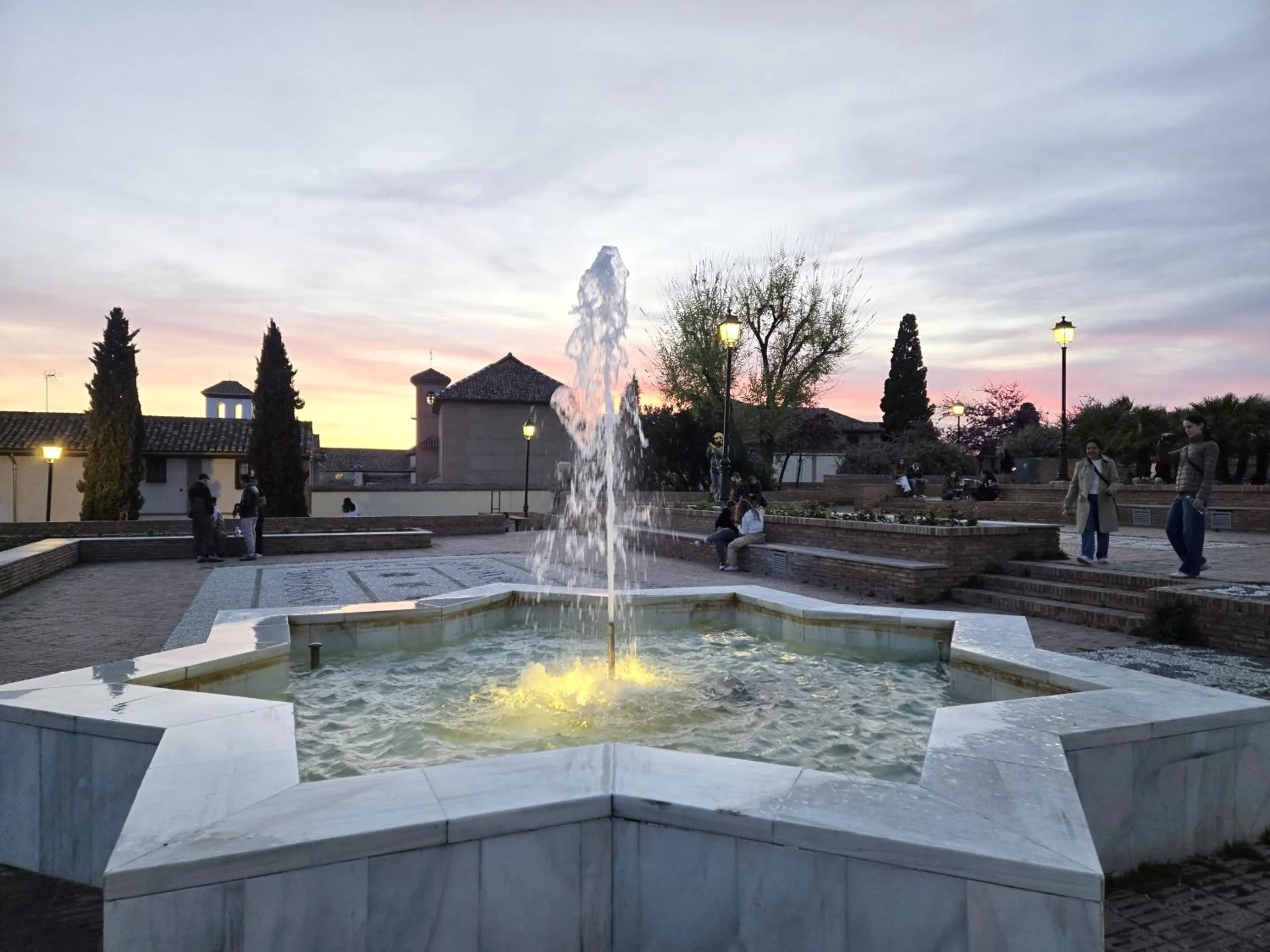 Sunset in Hotel Santa Isabel La Real