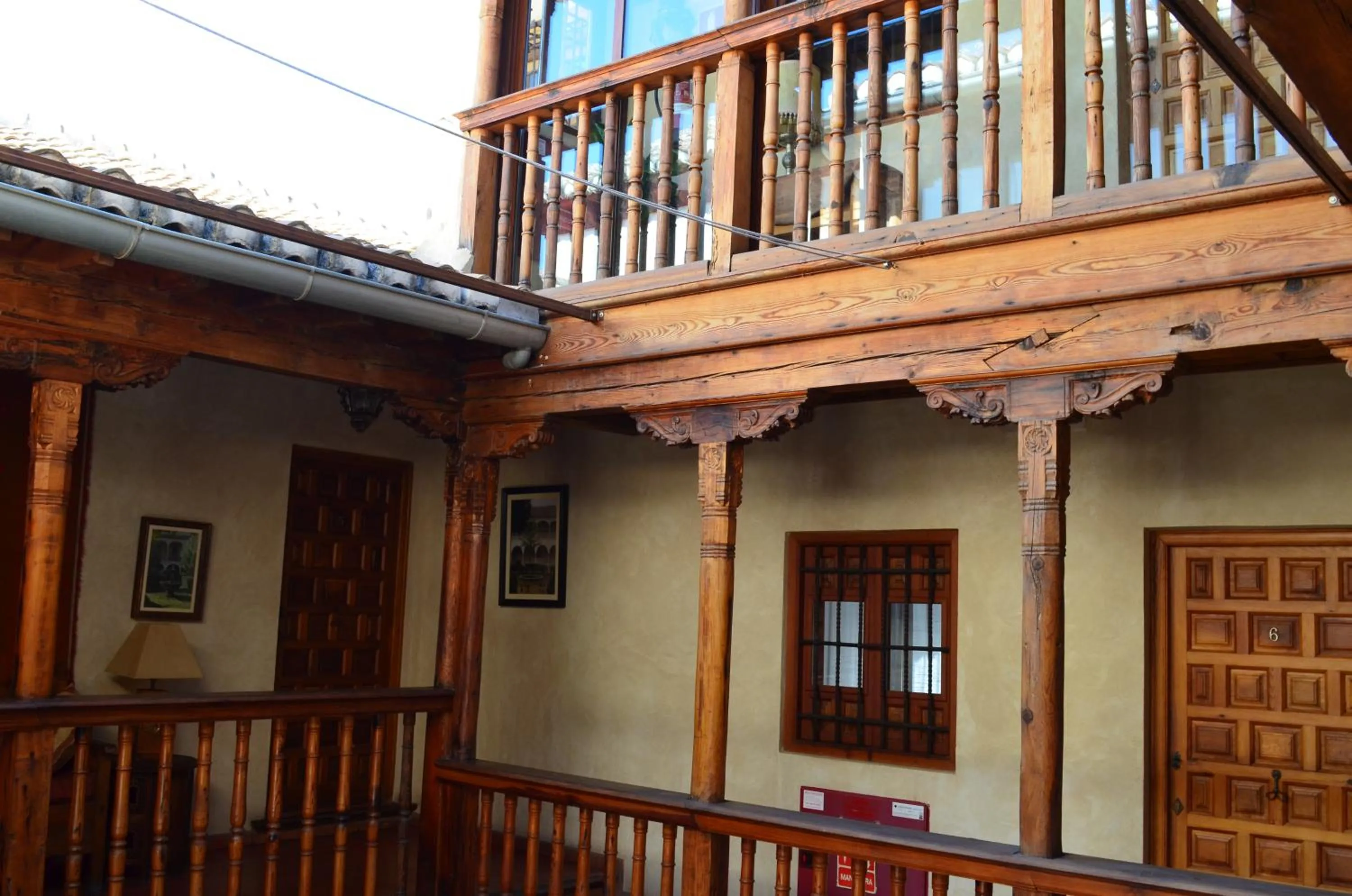Patio in Hotel Santa Isabel La Real