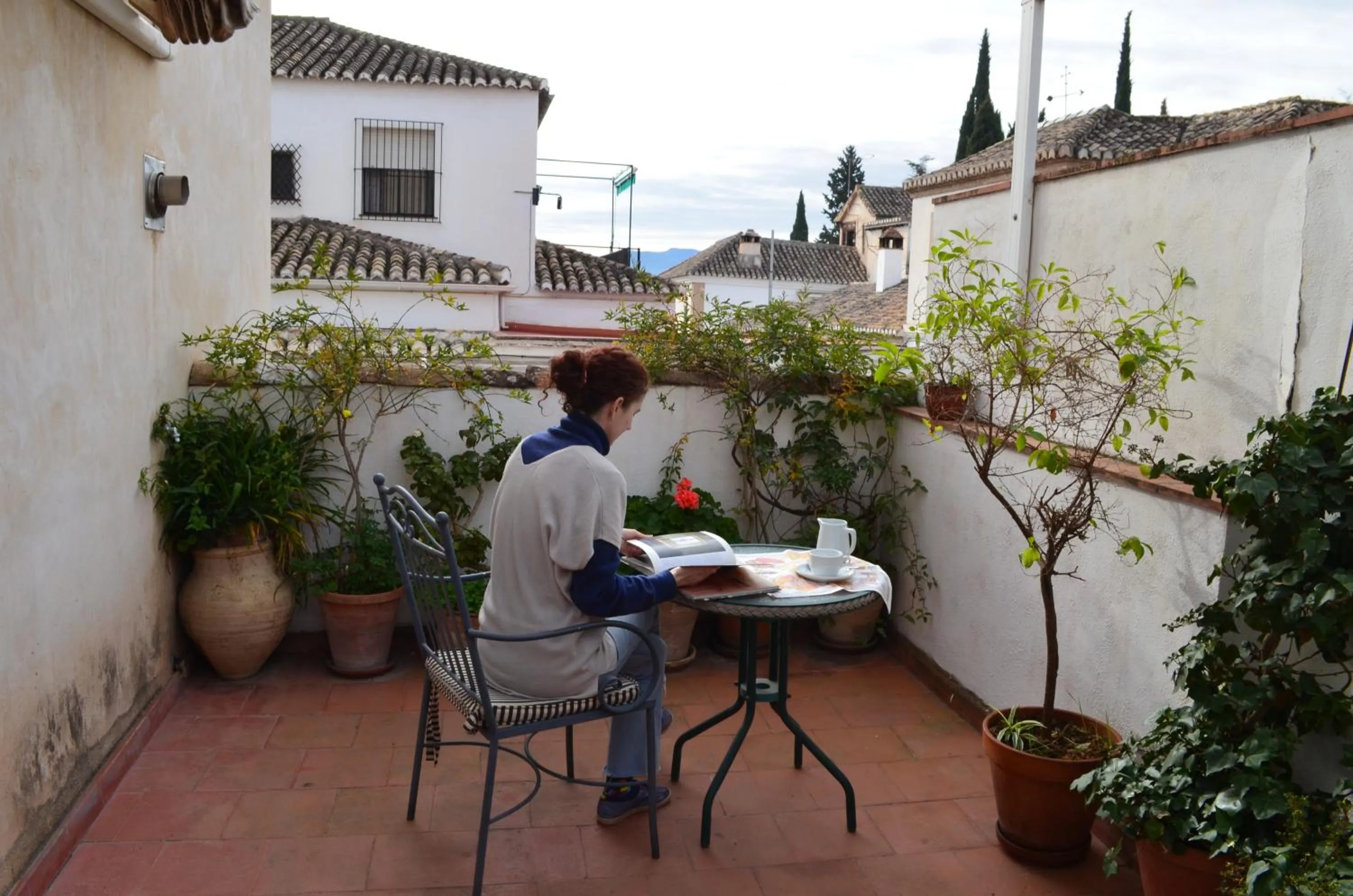 Balcony/Terrace in Hotel Santa Isabel La Real