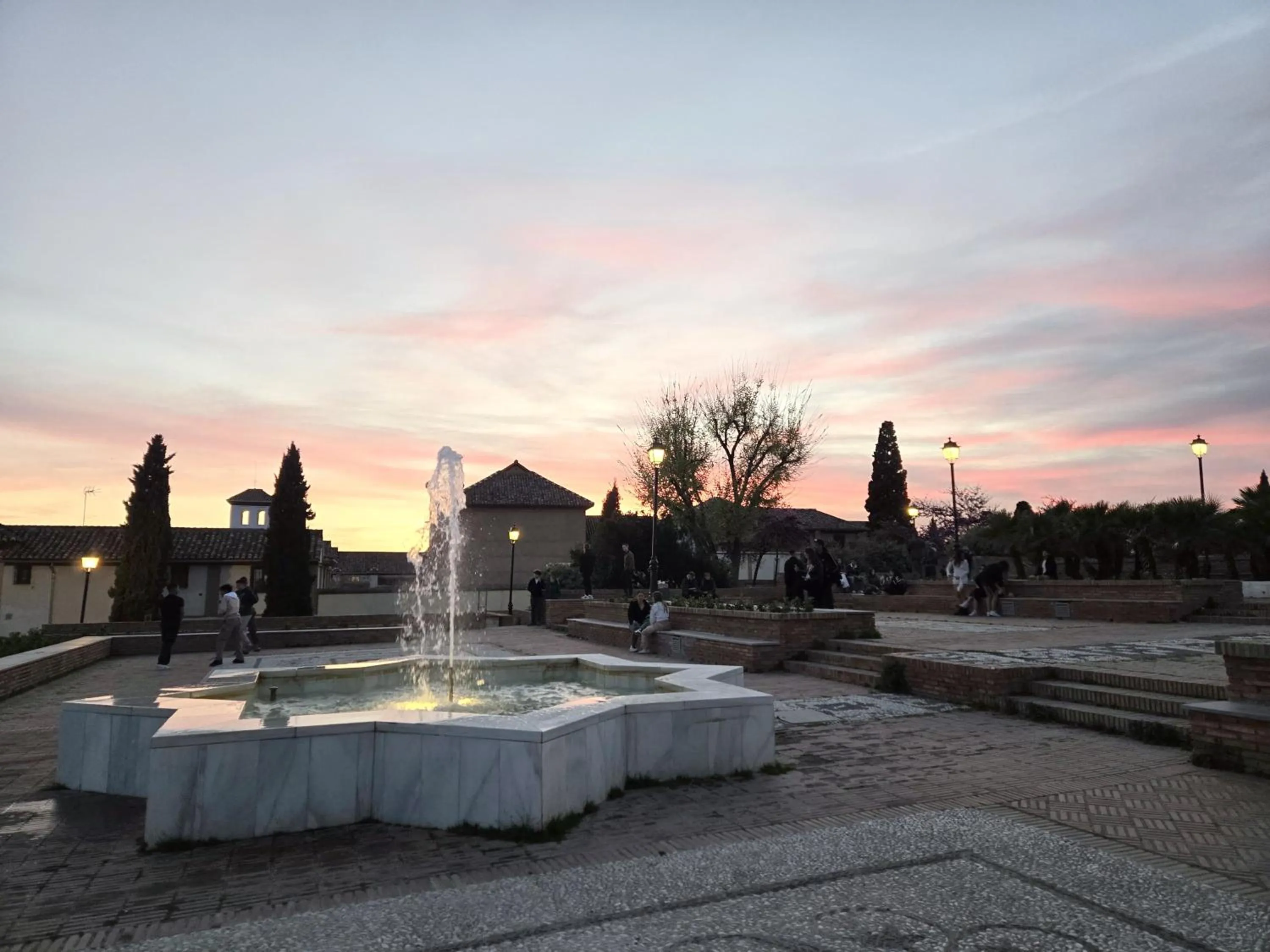 Sunset in Hotel Santa Isabel La Real