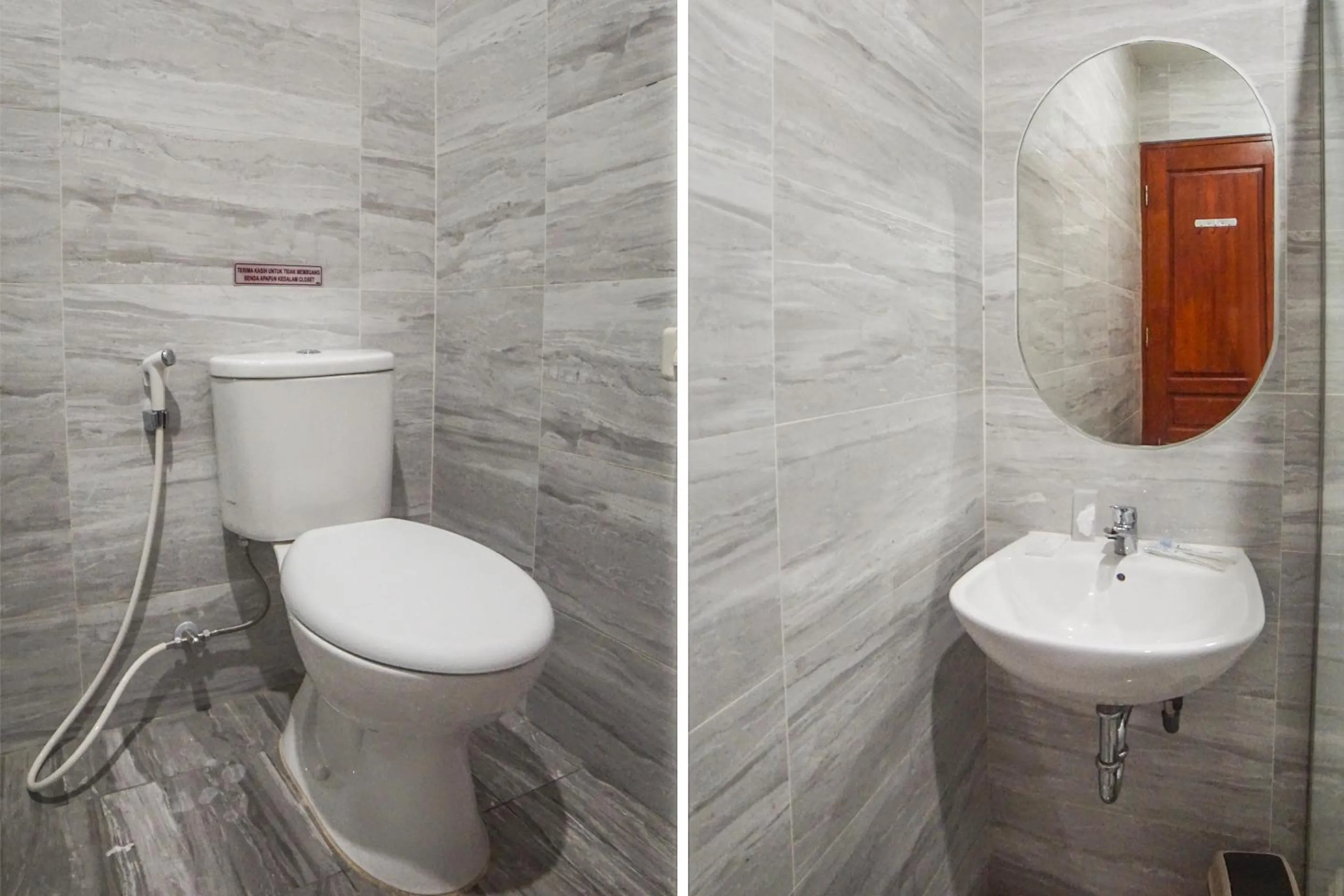 Bathroom in SUPER OYO Capital O 92066 Papakoel Hotel & Cafe