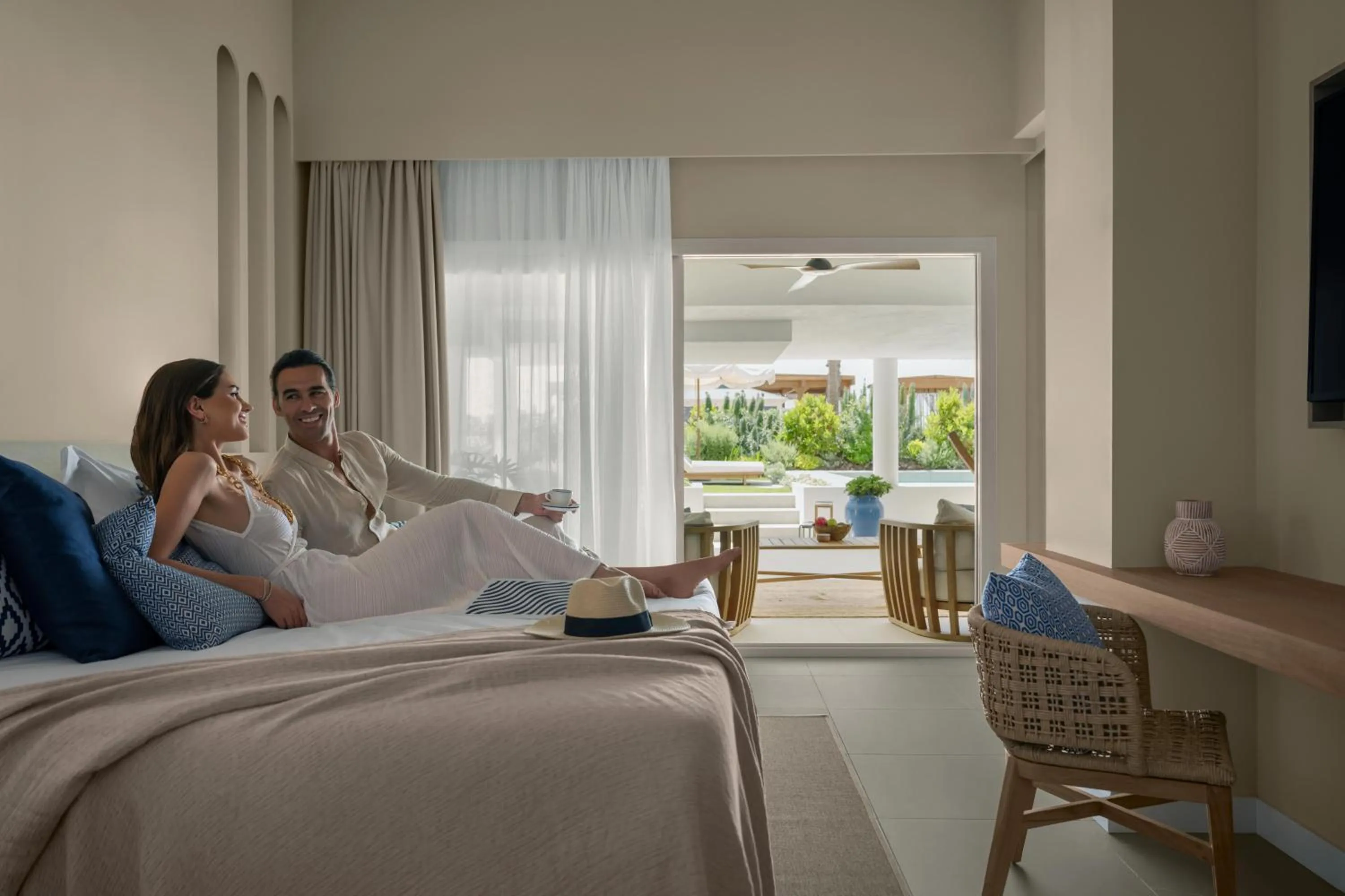 People, Bed in METT Marbella Estepona