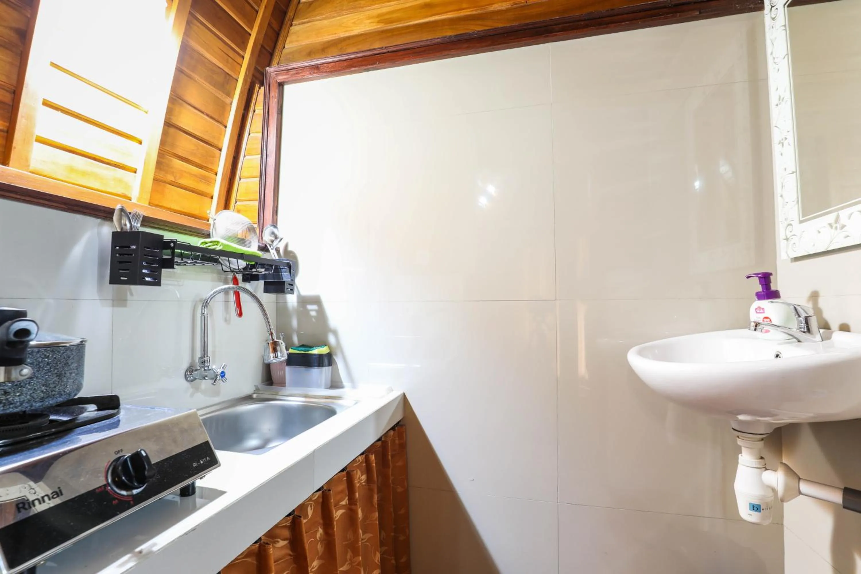 kitchen in The Polumb Garden Bedugul