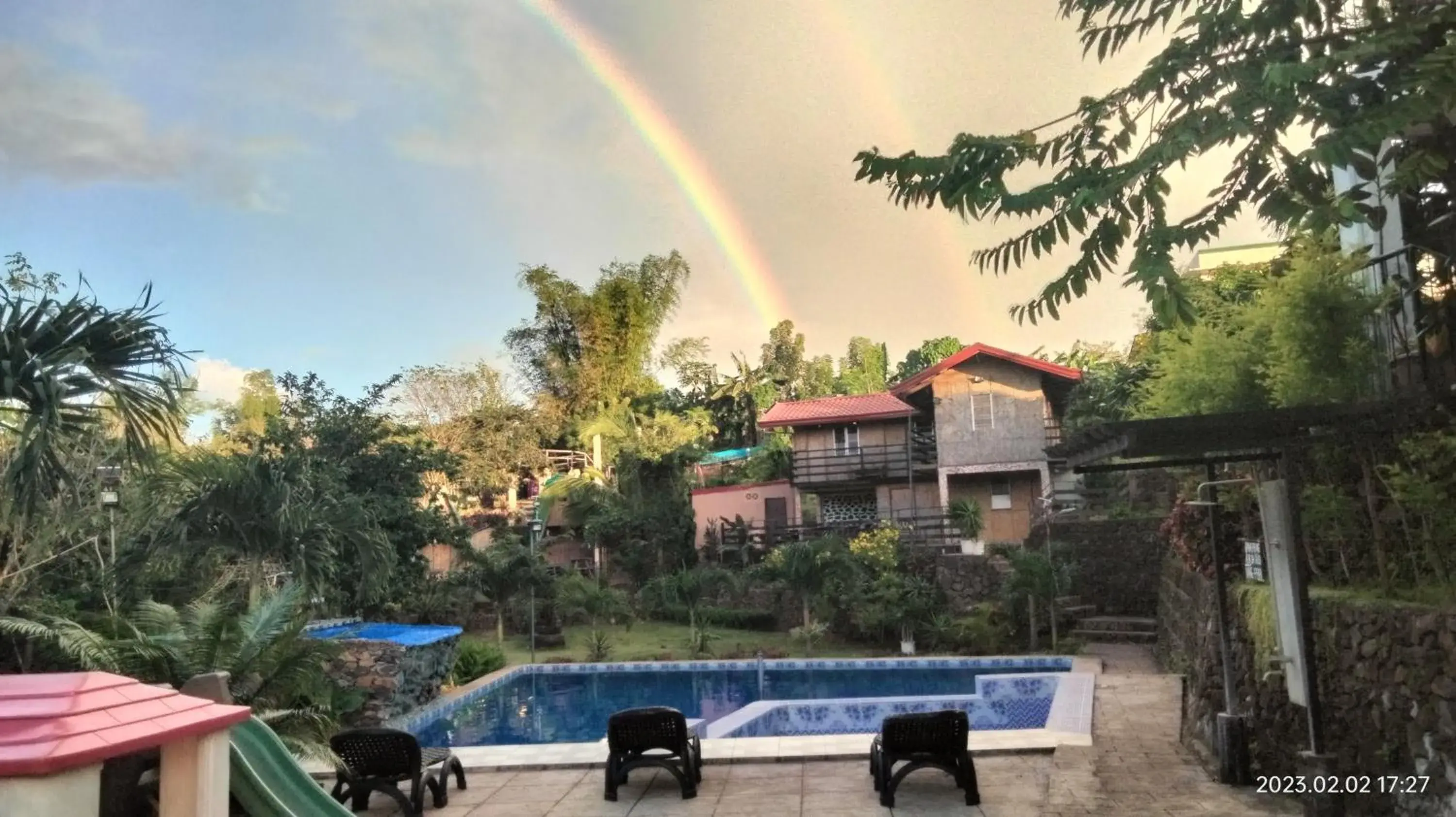 Pool view in Casa de Robles Tanay Rizal Pool view in Casa de Robles Tanay Rizal