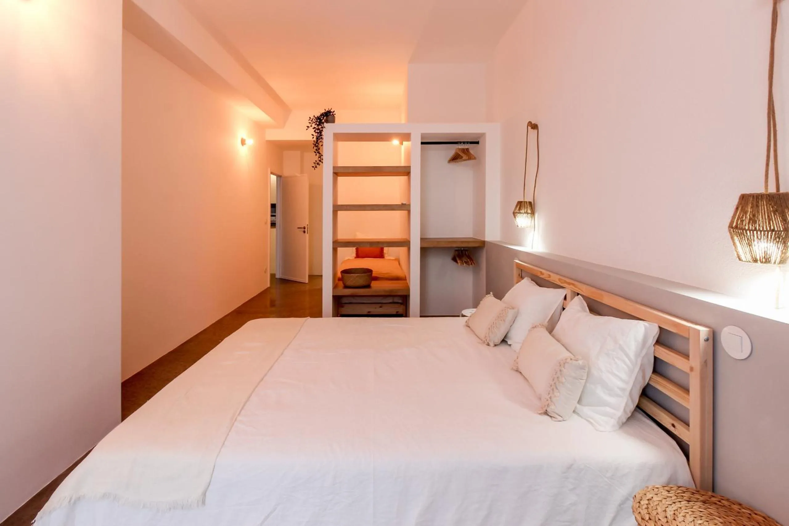 Bed in Atelier 321- Porto- Praia- Rio- Terraço