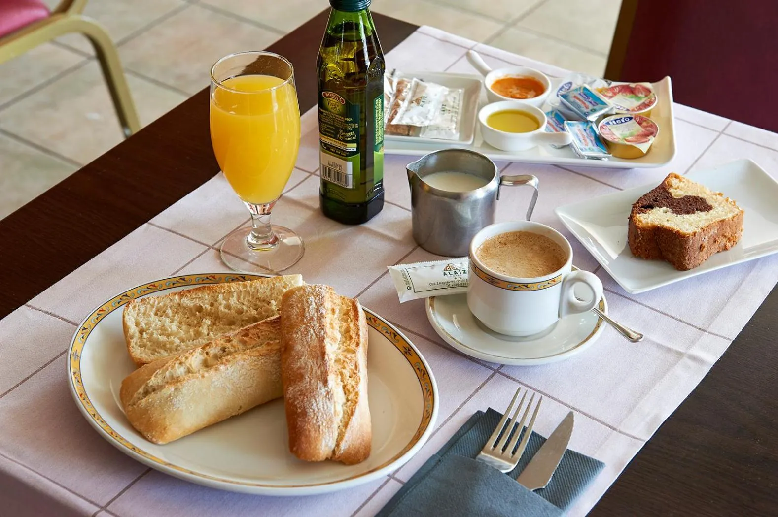 Food and drinks in Hotel Alaiz