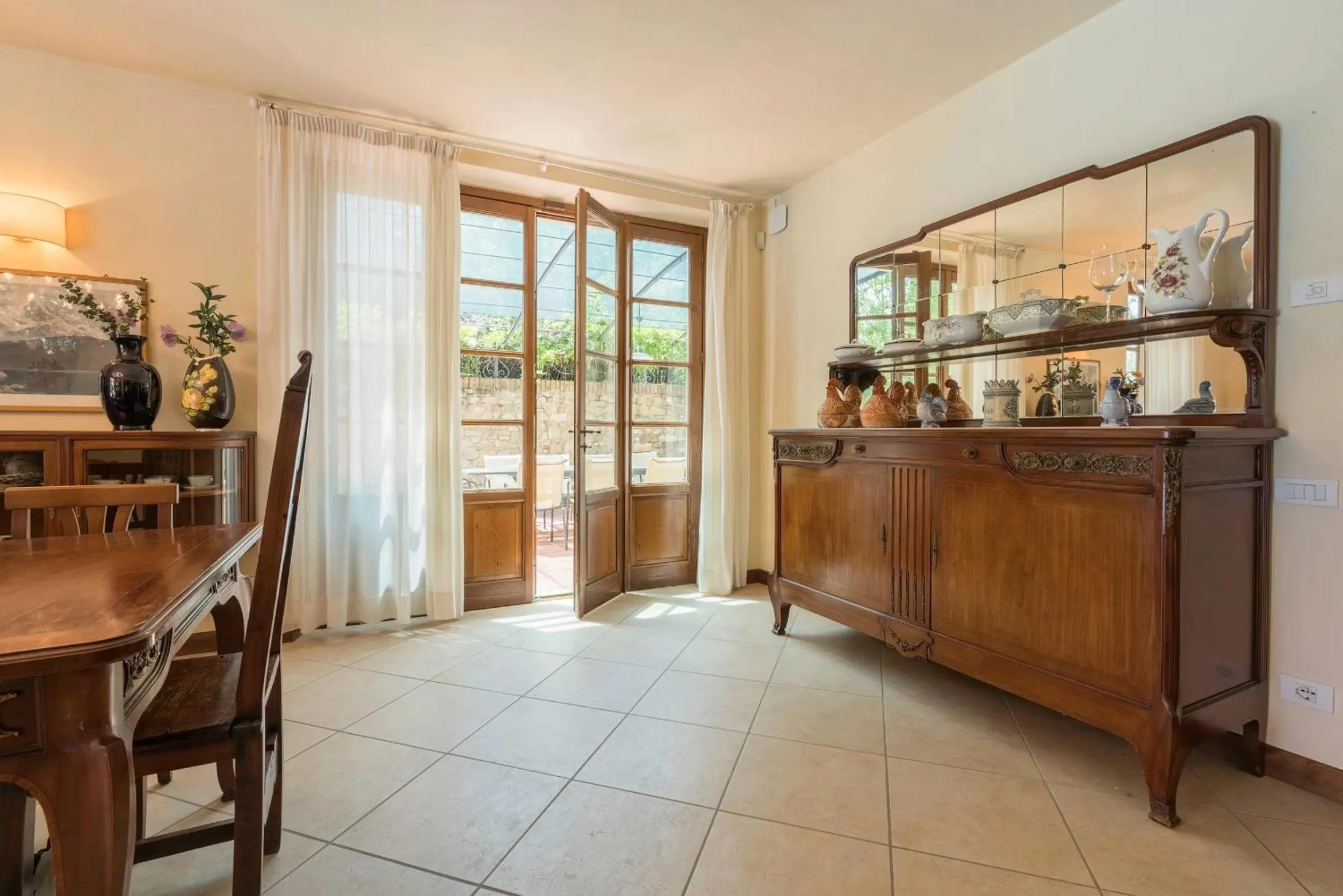 Dining area in Santo Pietro Resort