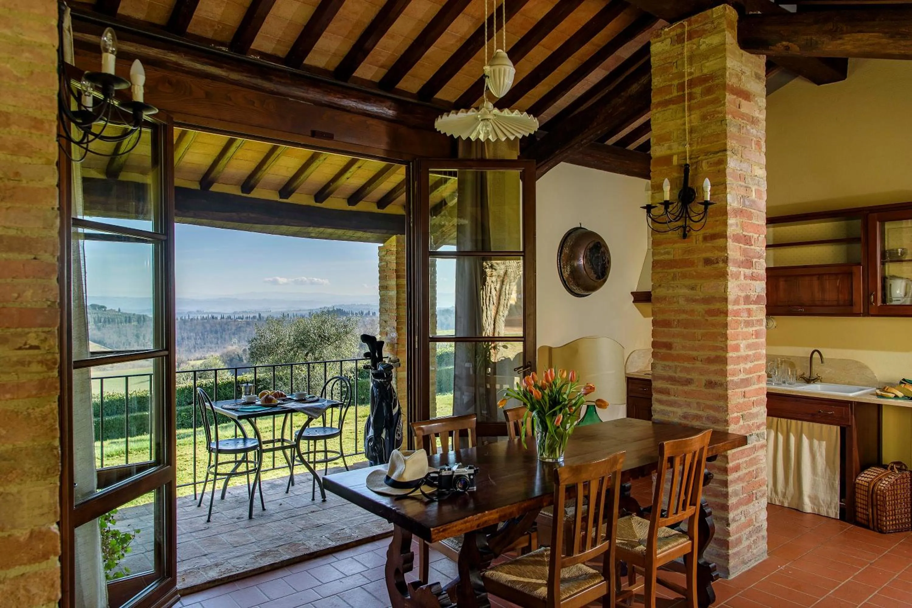 Seating area in Santo Pietro Resort