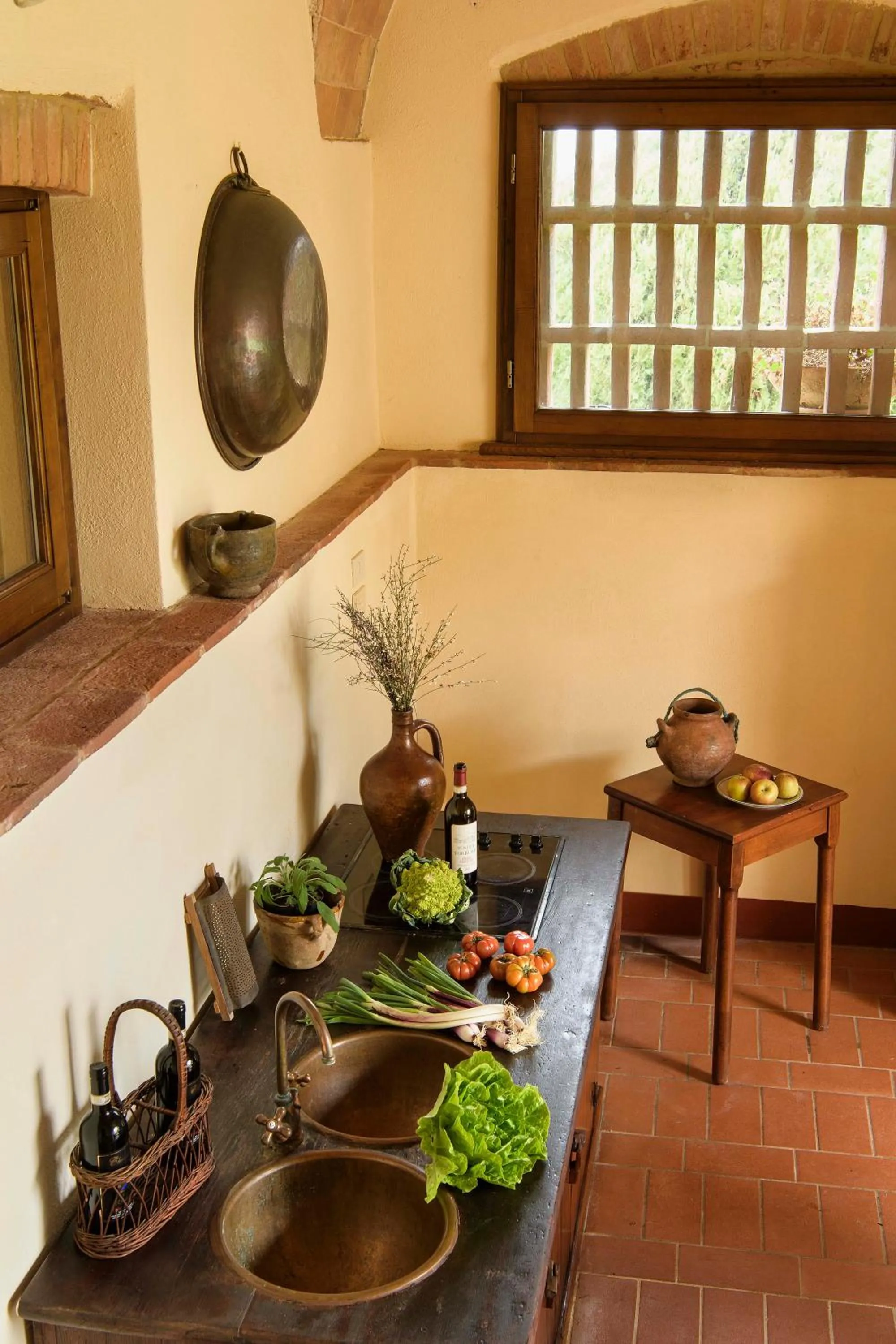 Kitchen or kitchenette in Santo Pietro Resort