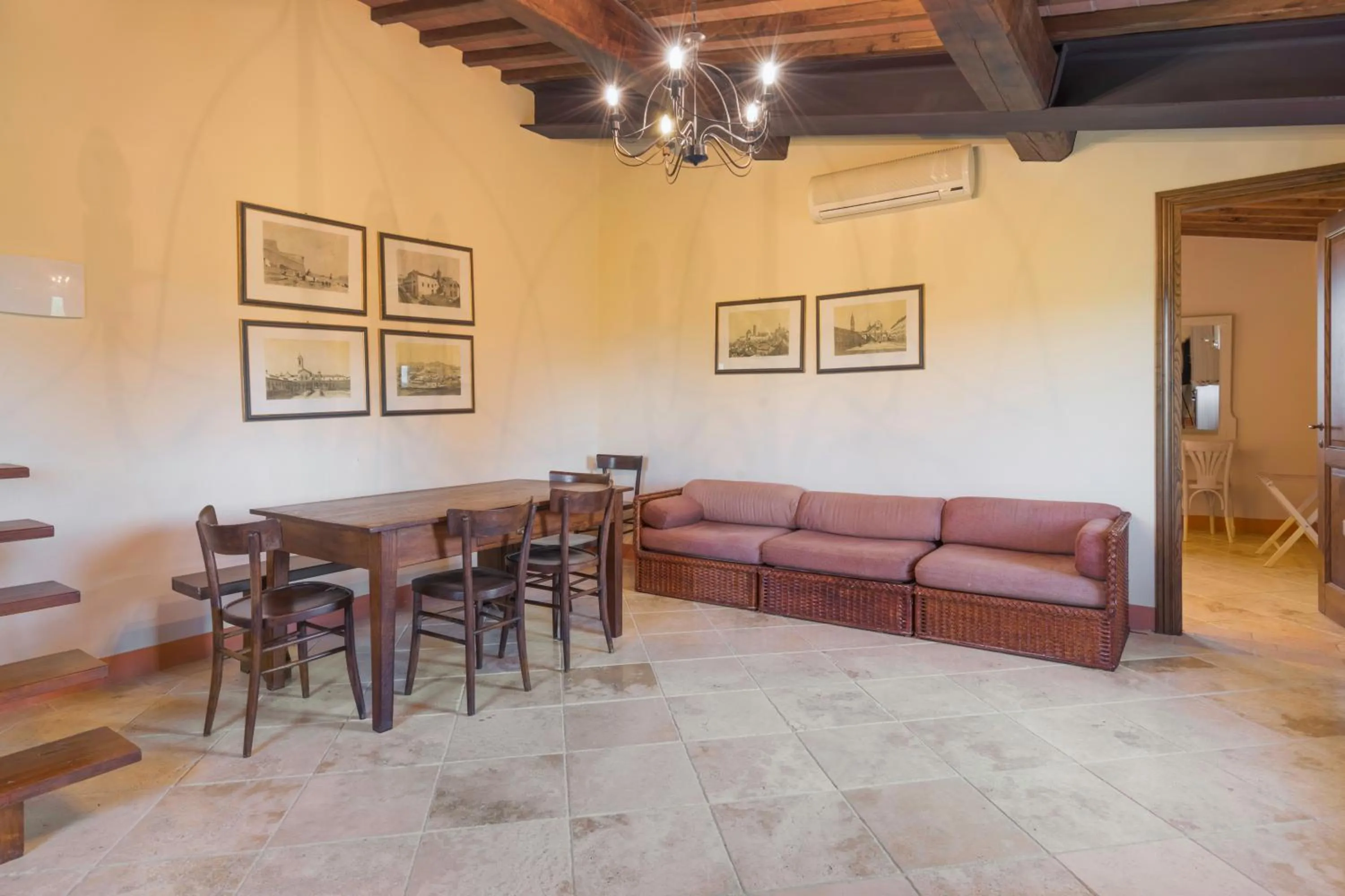 Kitchen or kitchenette in Santo Pietro Resort