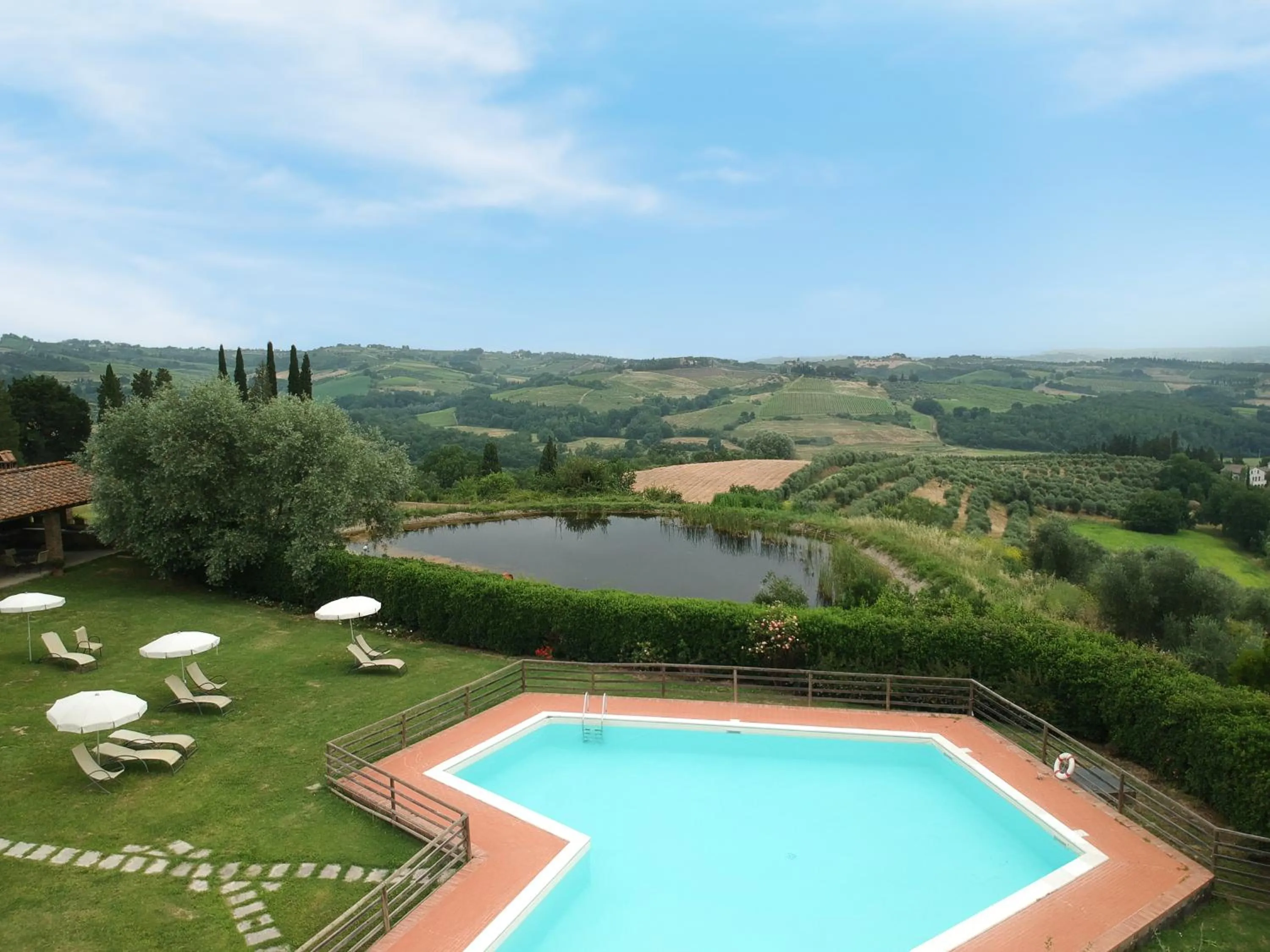 Swimming pool in Santo Pietro Resort