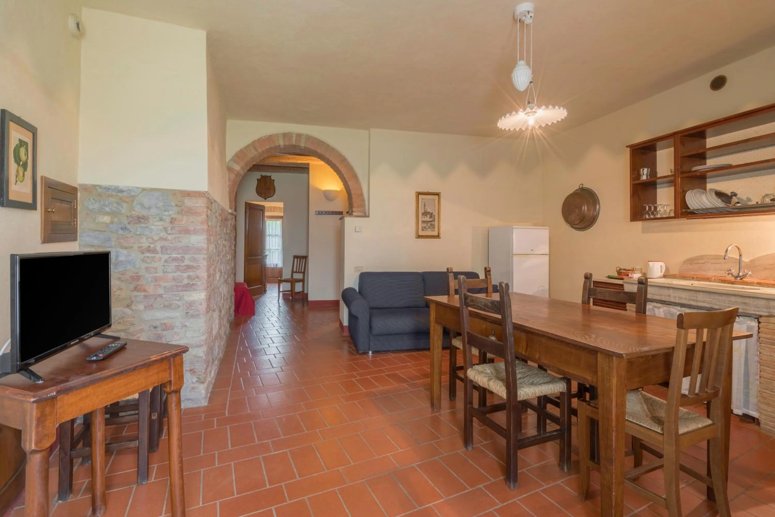 Living room in Santo Pietro Resort