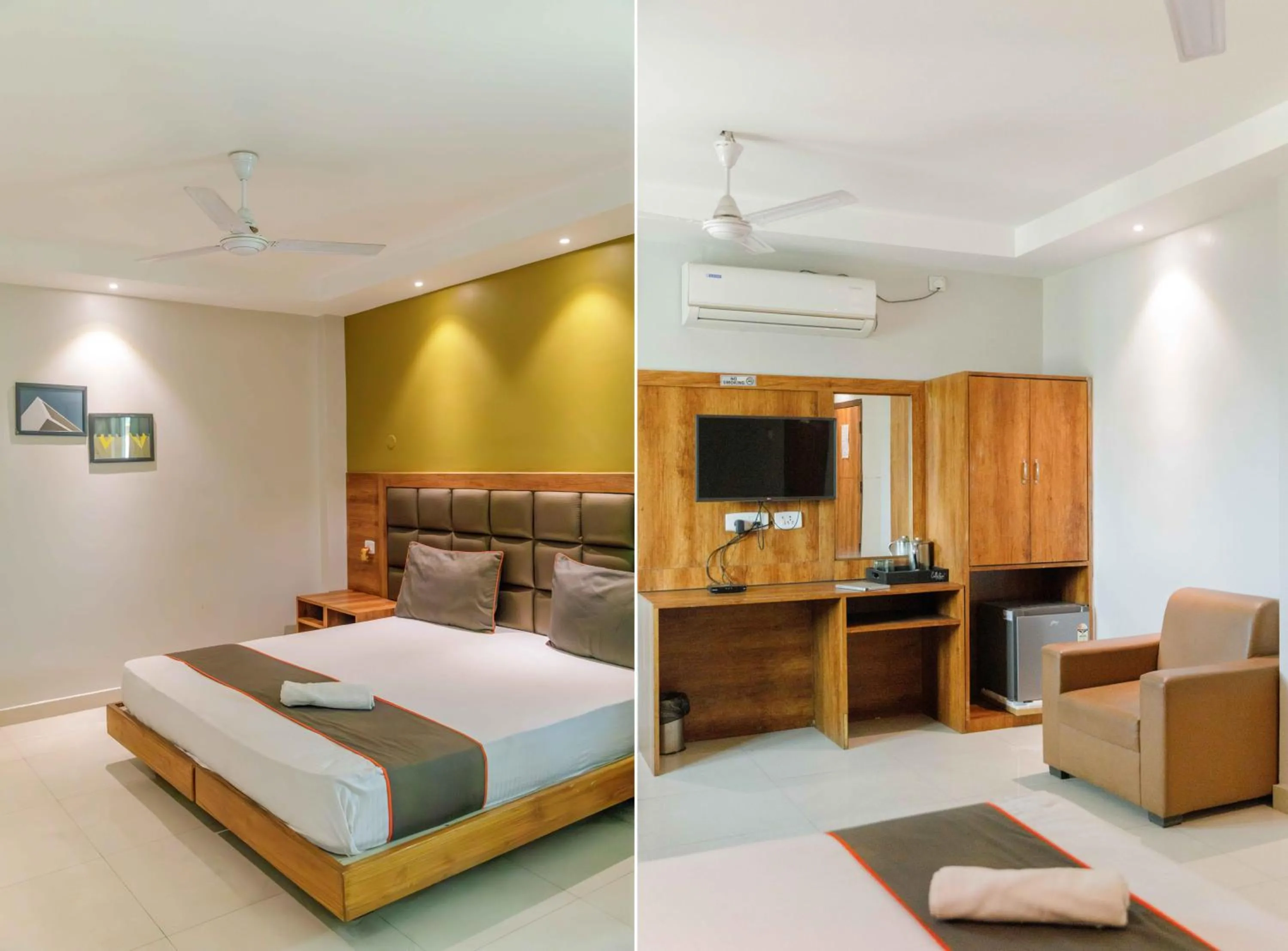 Bed in Hotel Parnil Residency