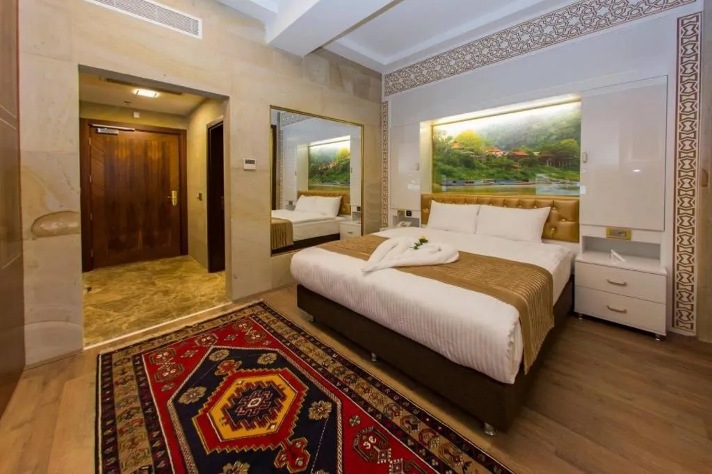 Bed in GHERDAN GOLD OTEL