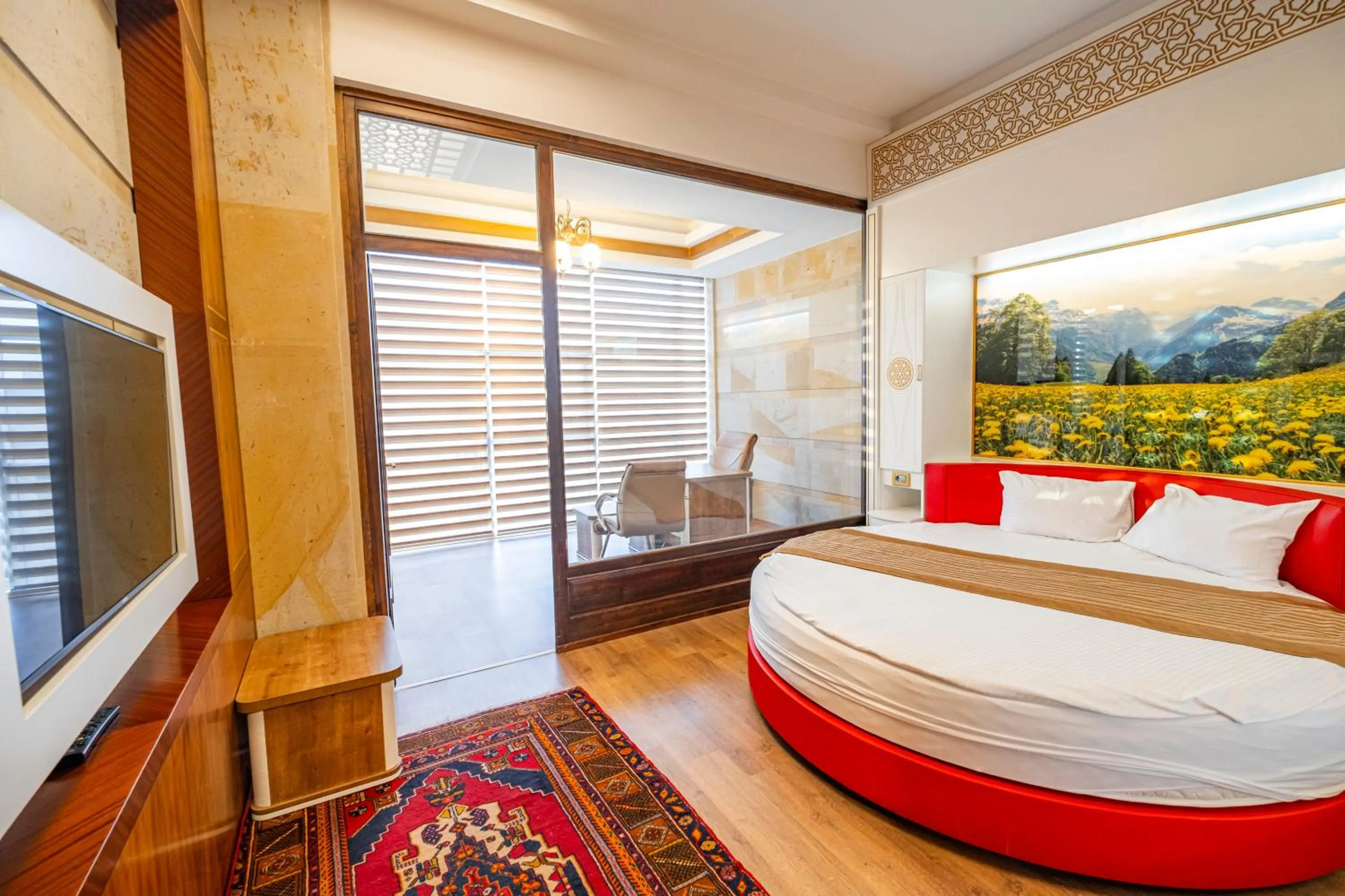 Bed in GHERDAN GOLD OTEL
