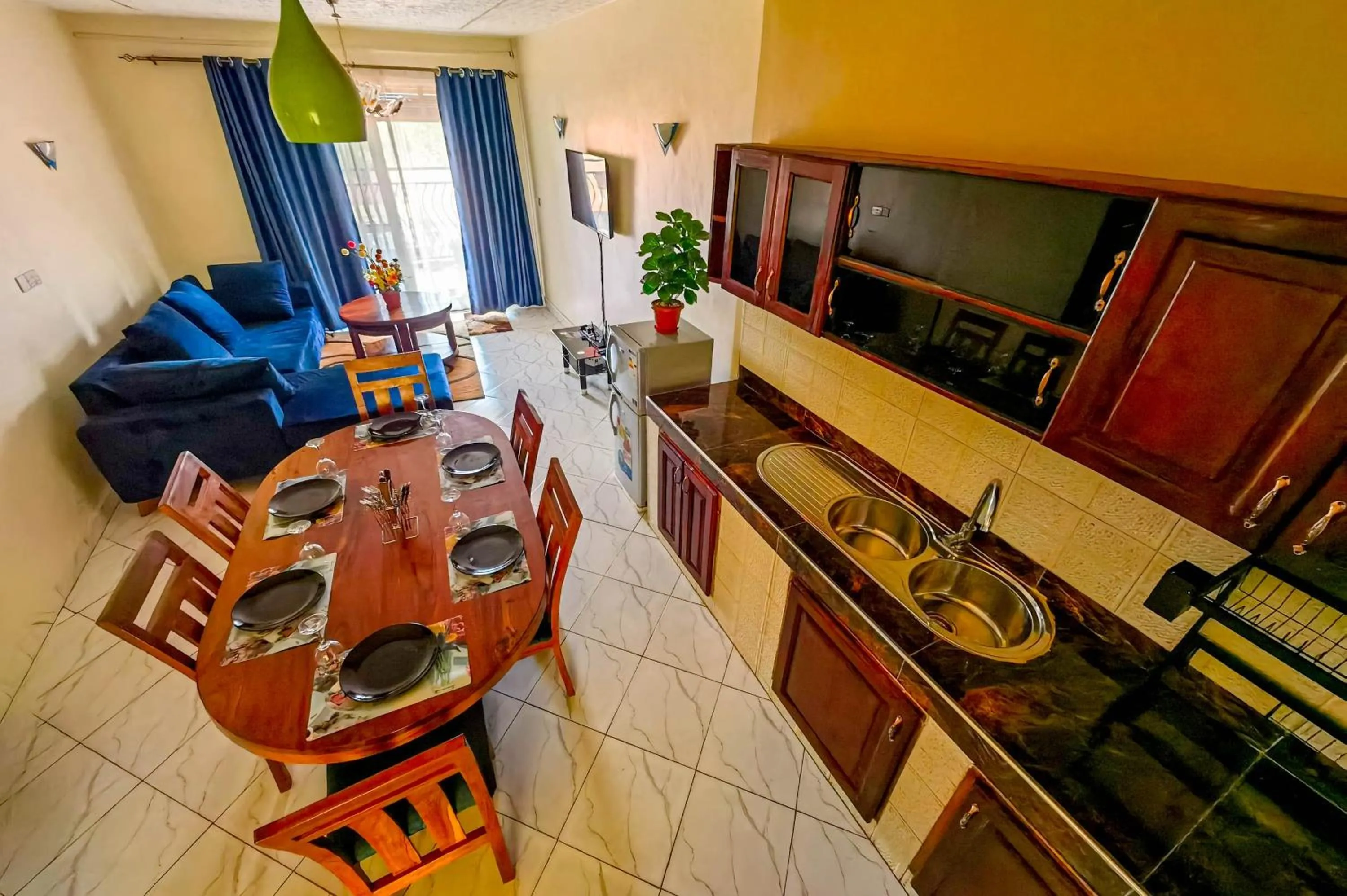 Living room in Peace of Mind Suites