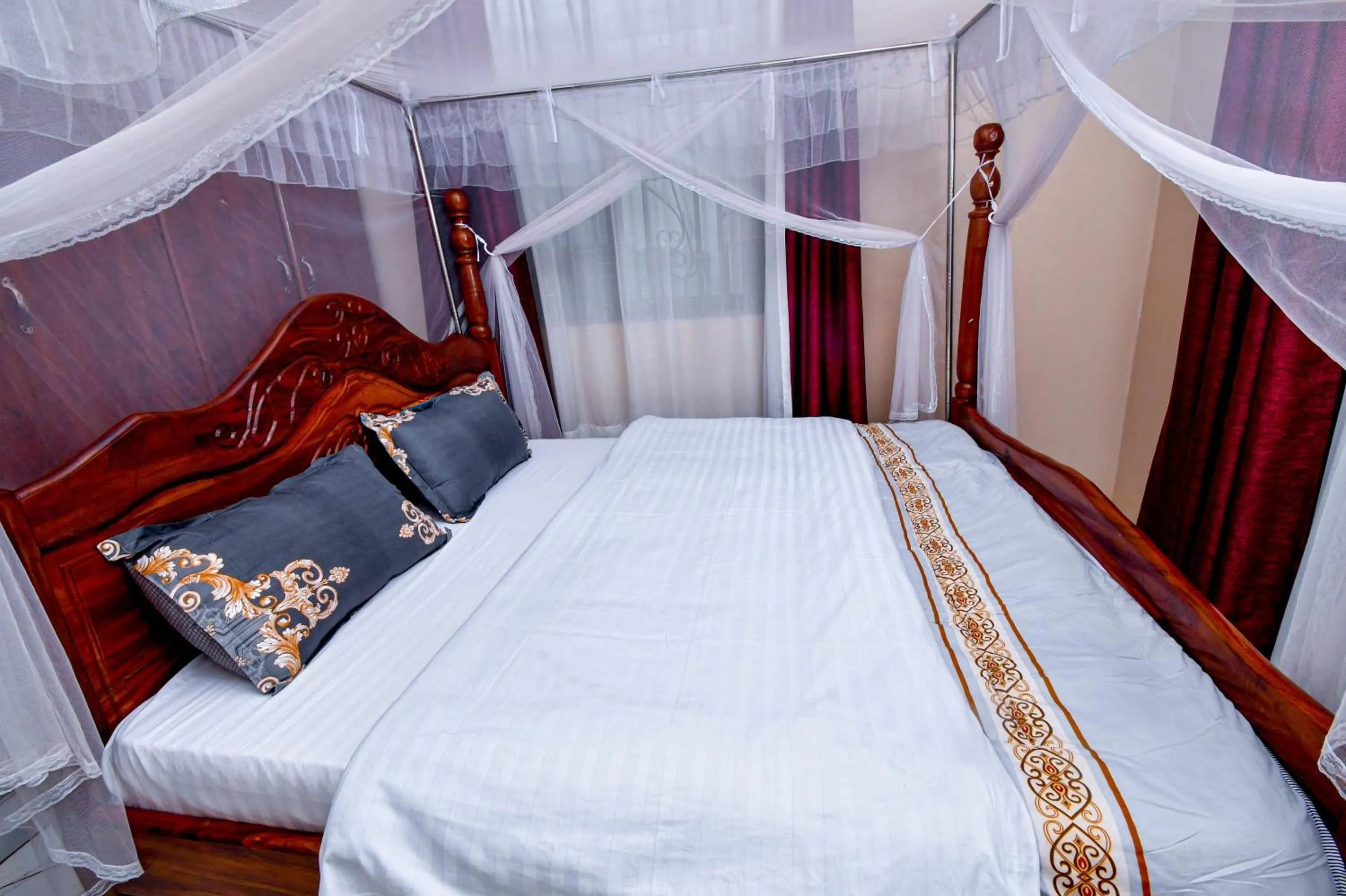 Bed in Peace of Mind Suites