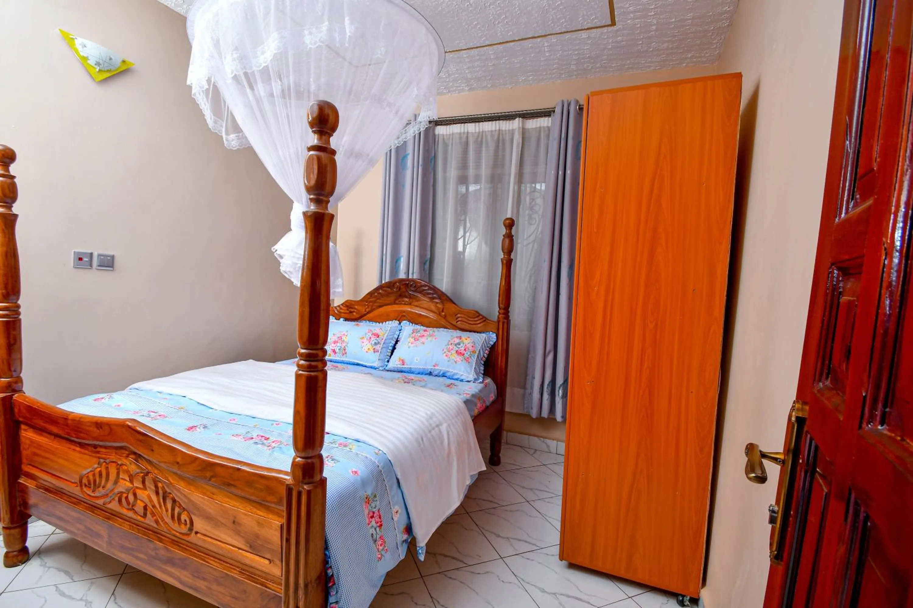 Bed in Peace of Mind Suites