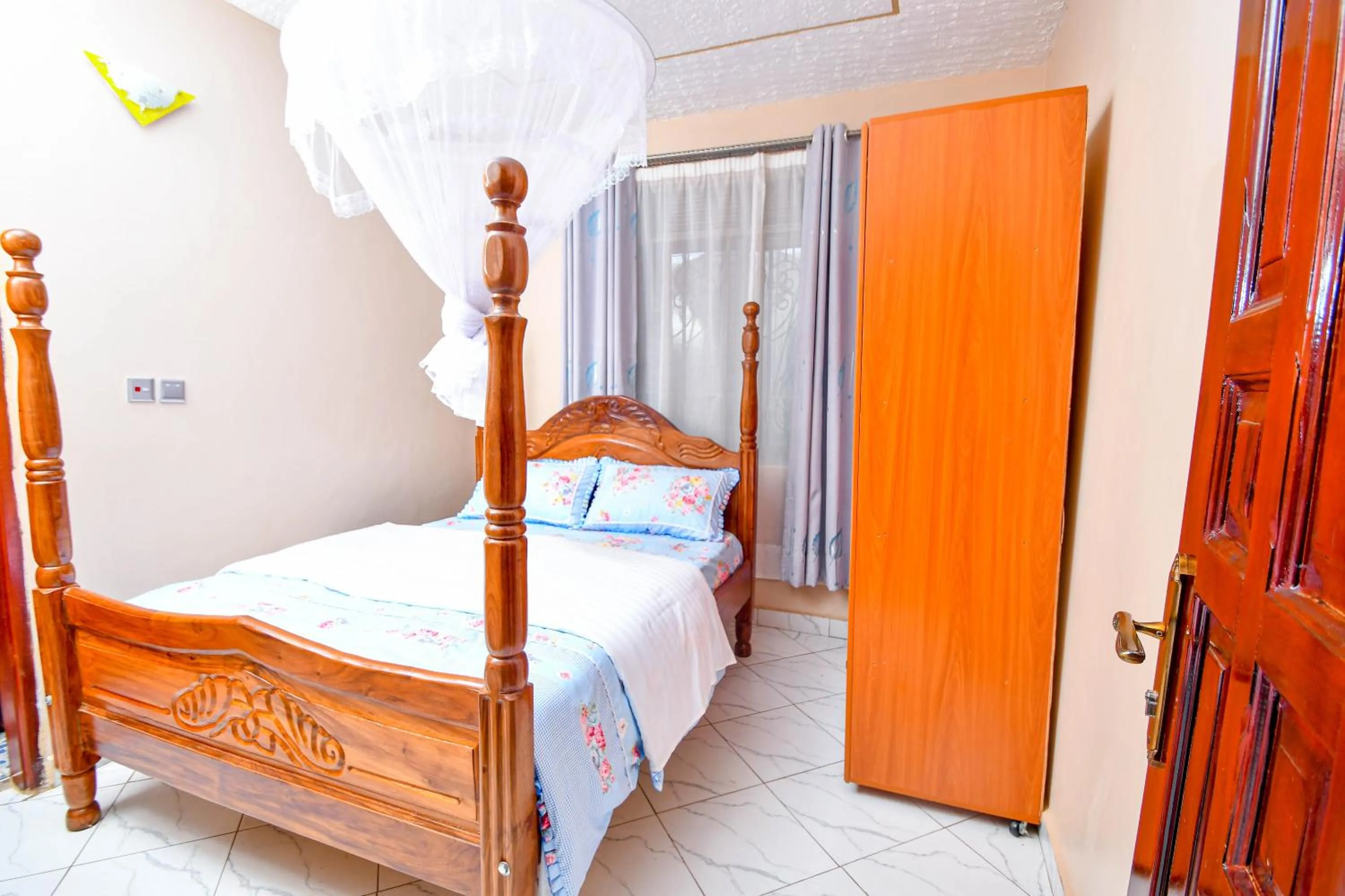 Bed in Peace of Mind Suites